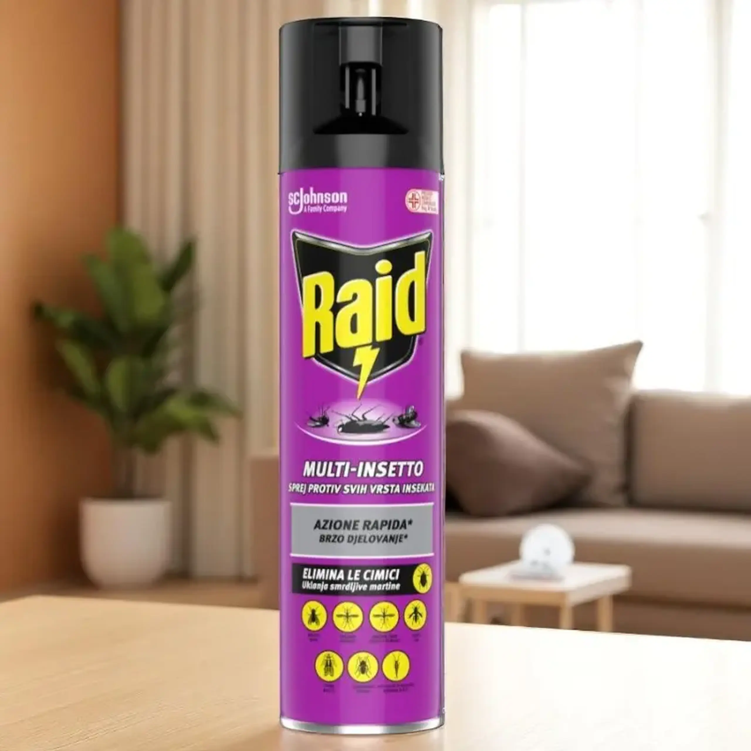 RAID SPRAY MULTI-INSECTE 400ML