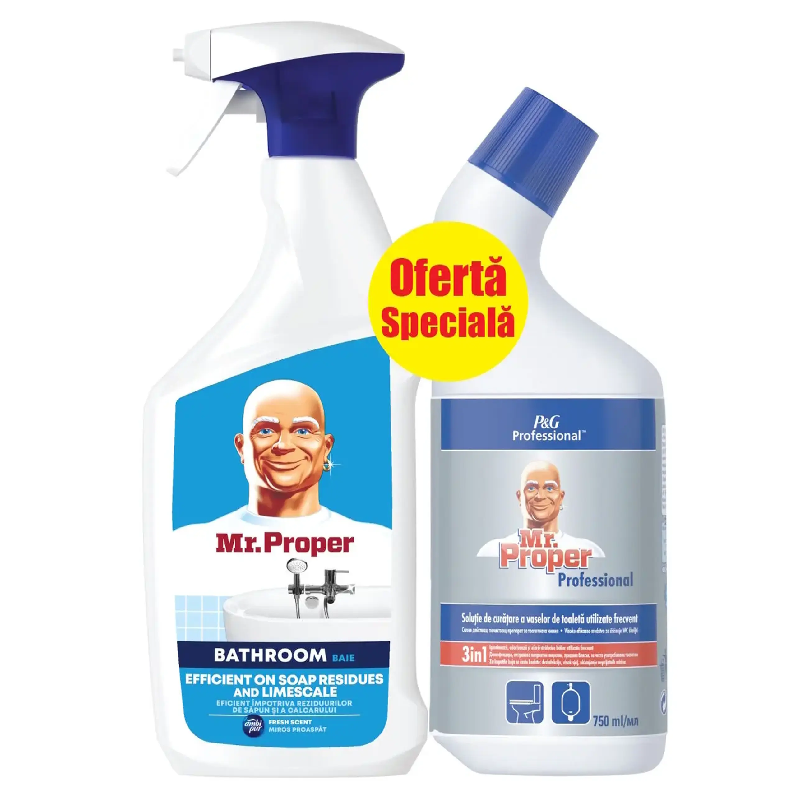 MR PROPER SWD SPR BATH 800ML+ WC GEL 750ML