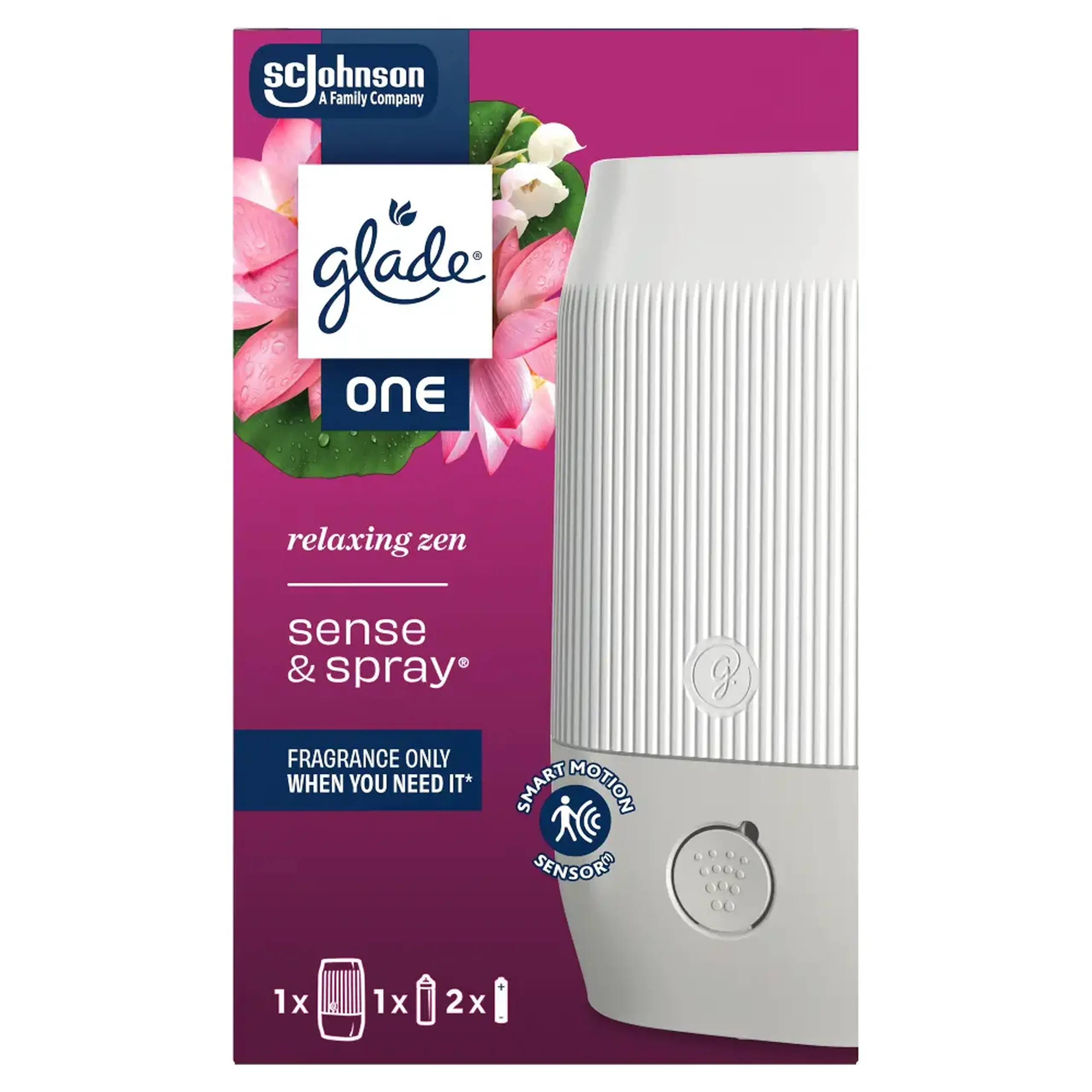 GLADE ONE APARAT SENSE&SPRAY RELAXING ZEN 10ML