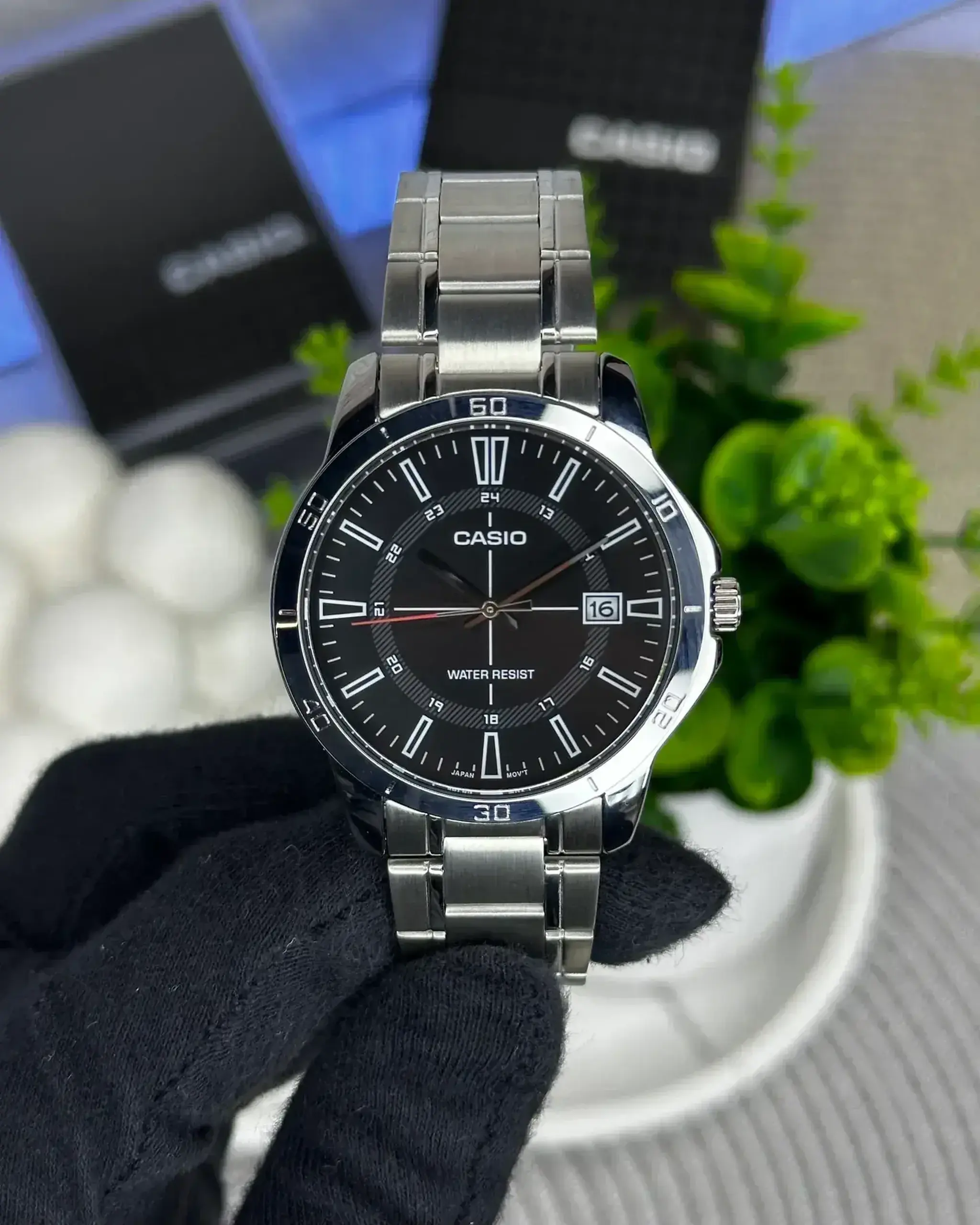 Casio MTP-V006D-7CUDF - Negru Data