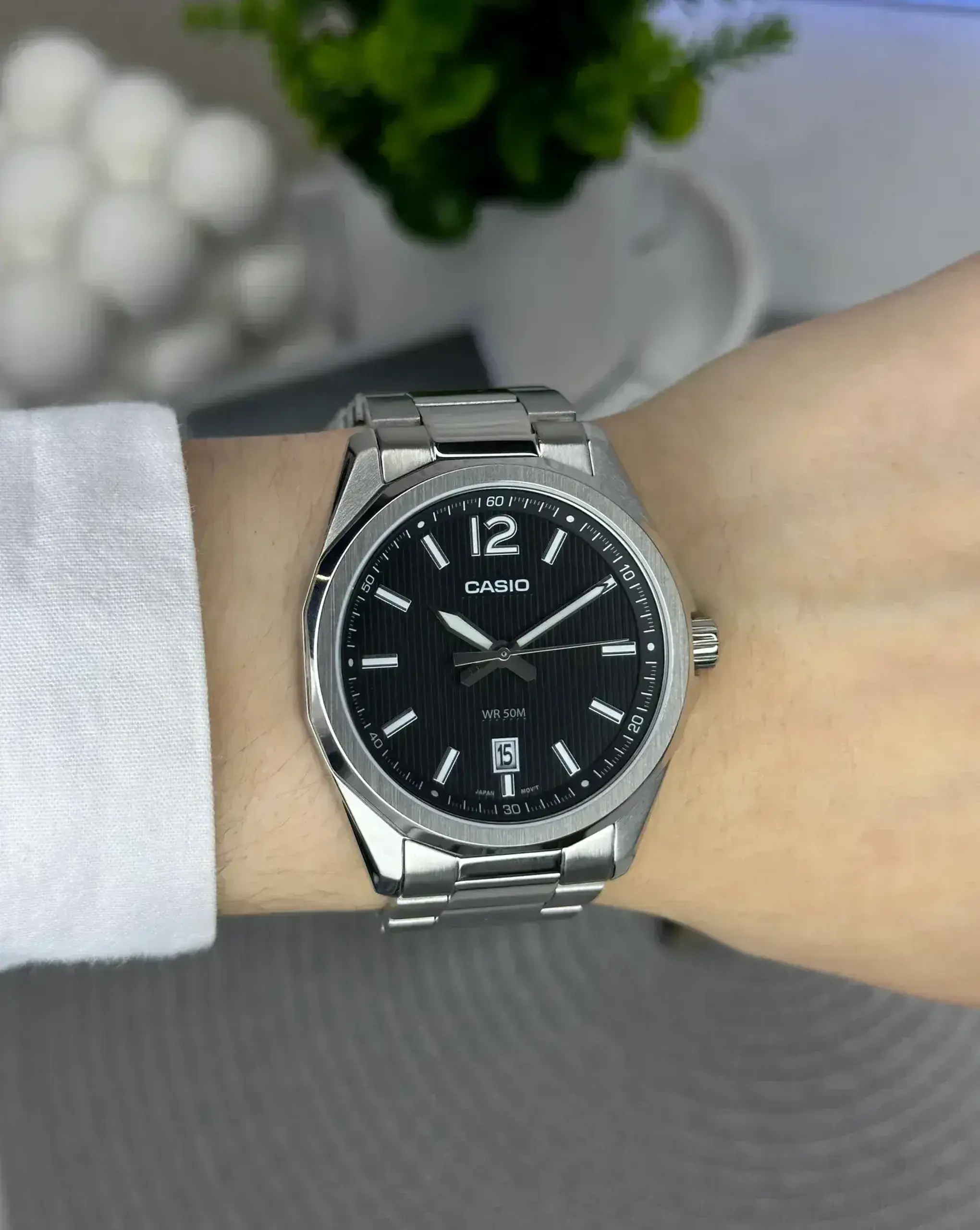 Casio MTP-E725D-3AVDF - Negru Data