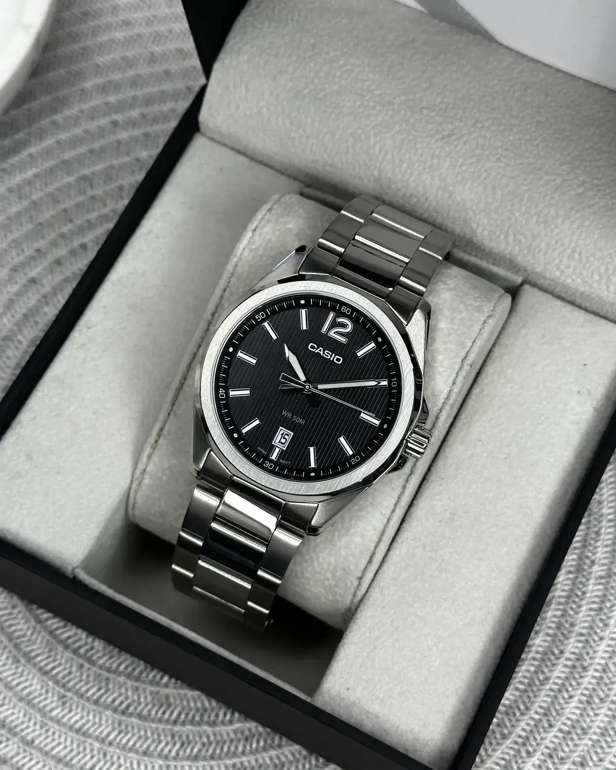 Casio MTP-E725D-3AVDF - Negru Data