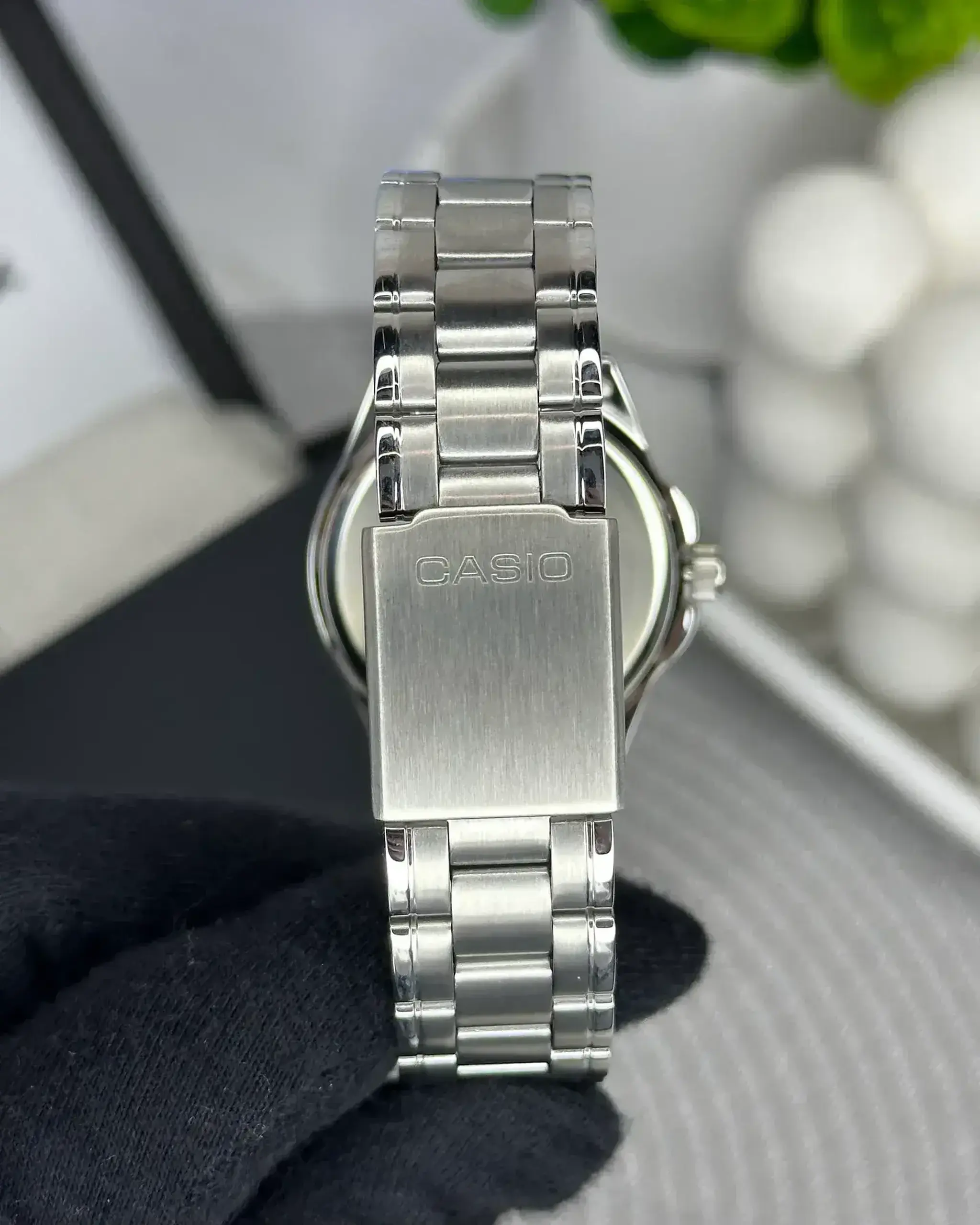 Casio MTP-1215A-7ADF - Albastru 42.6 × 38.5 × 9.2 mm