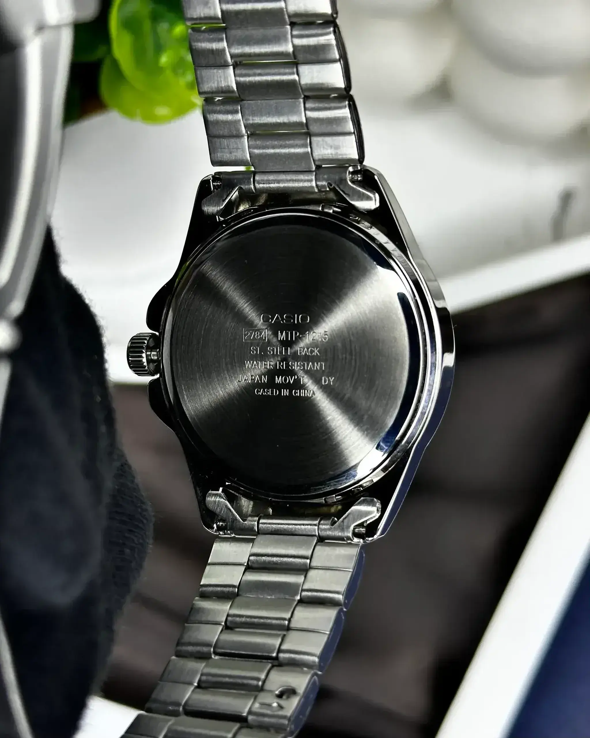 Casio MTP-1215A-7ADF - Albastru 43.3 × 38.4 × 8.8 mm