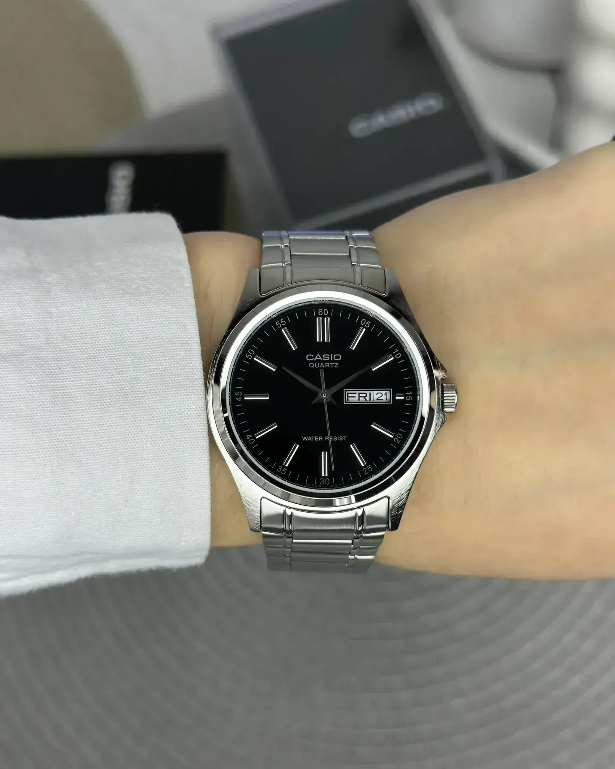 Casio MTP-1239D-7ADF - Culoare cadran Negru
