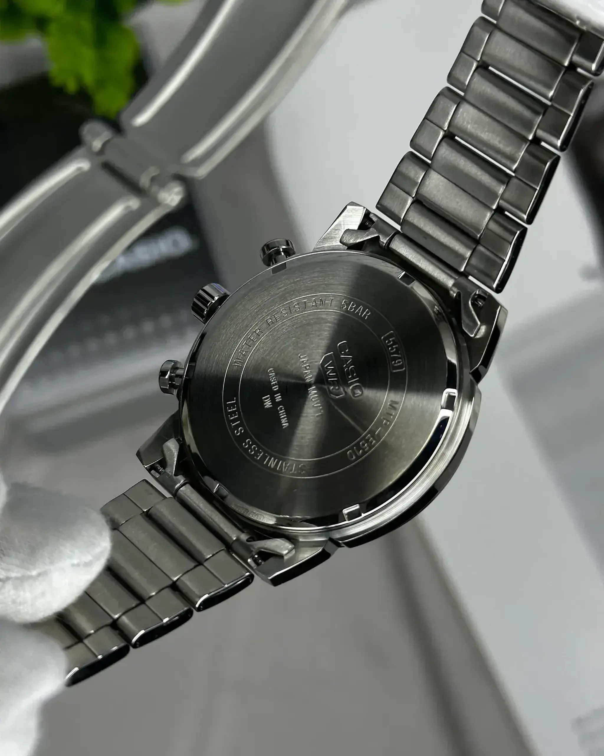Casio MTP-E725D-3AVDF - Gri Data, Cronometru