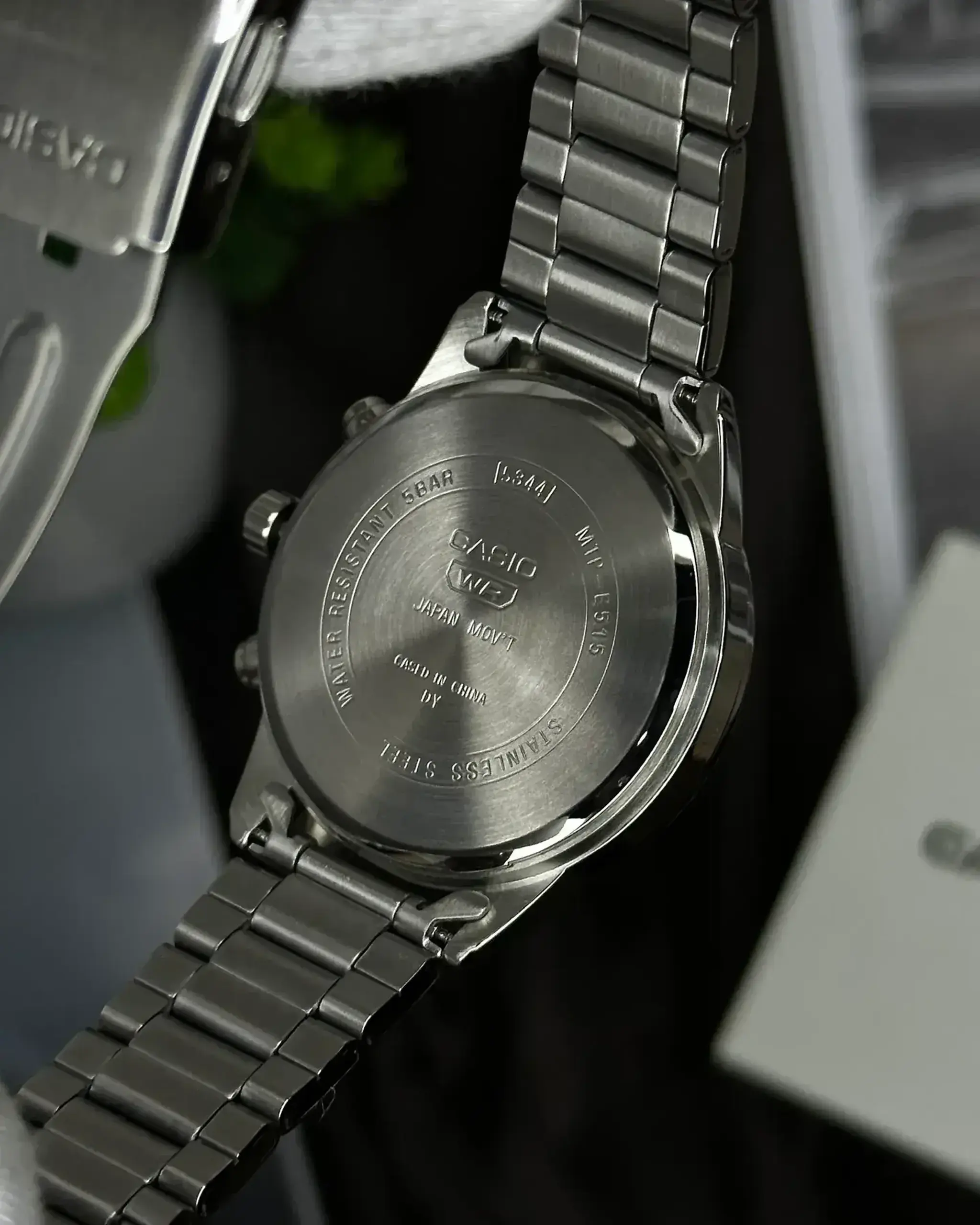 Casio MTP-E725D-3AVDF - Negru Data, 24 h, Cronometru