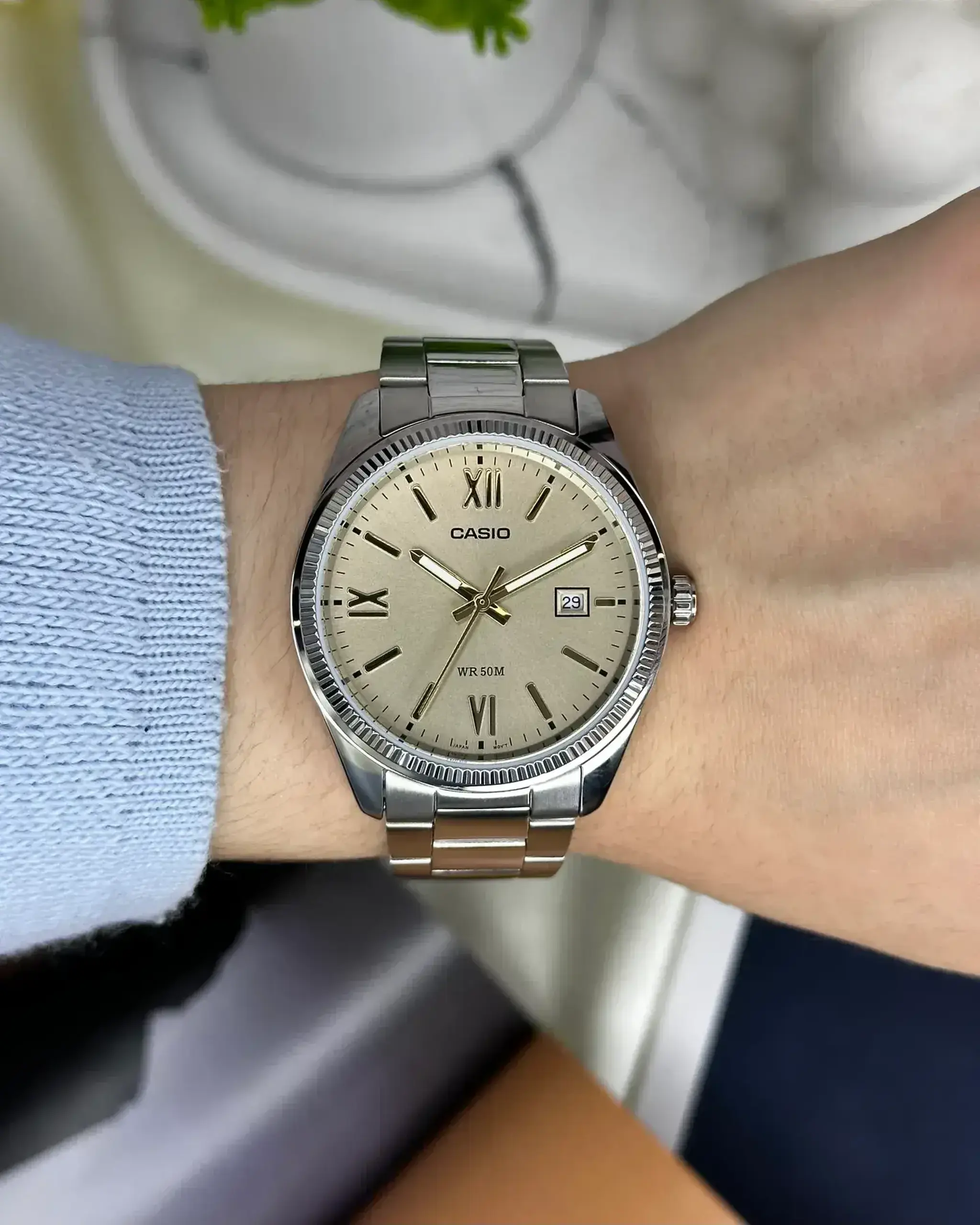 Casio MTP-1303DD-7AVDF - Culoare cadran Champagne / Auriu deschis
