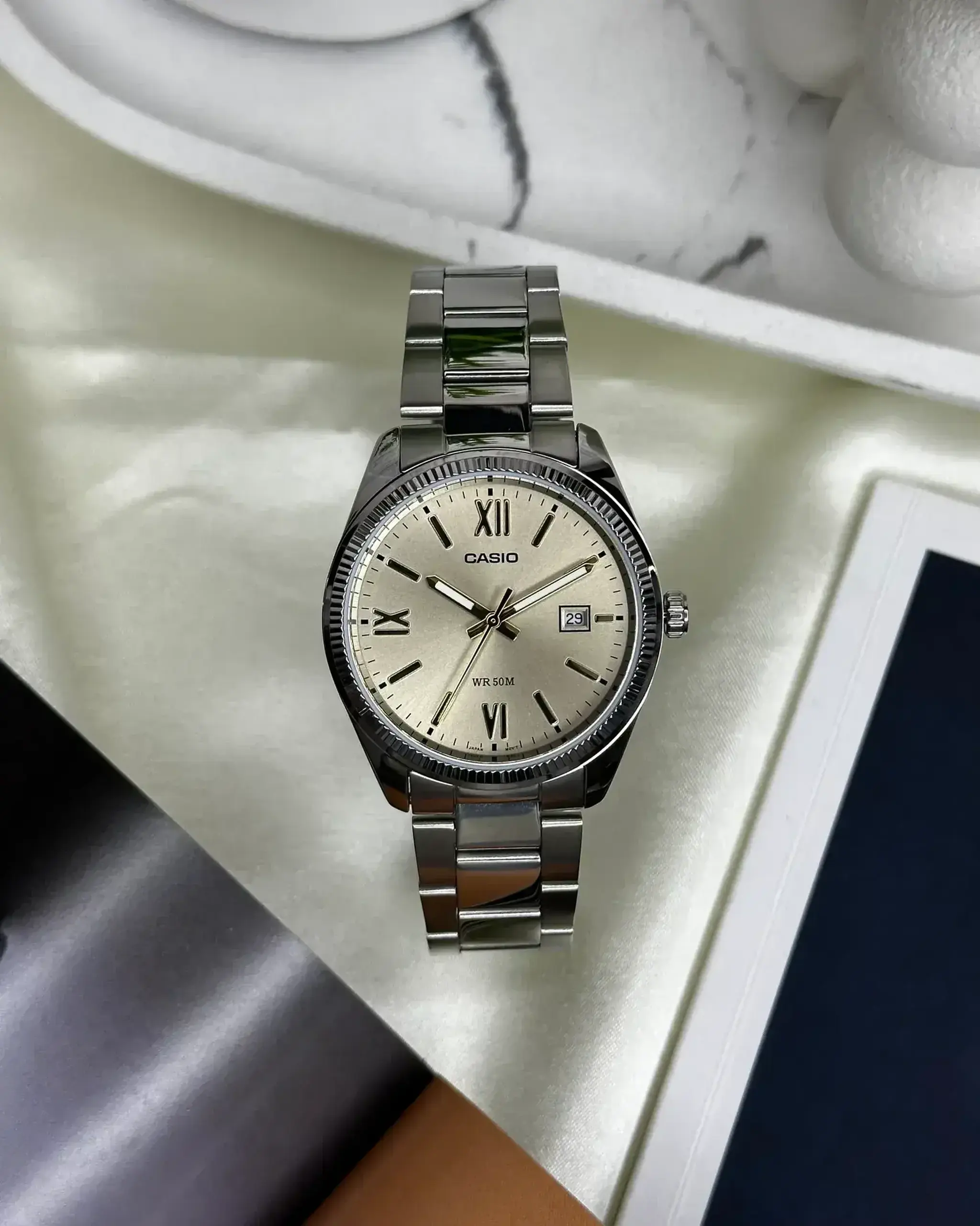 Casio MTP-1303DD-7AVDF - Culoare cadran Champagne / Auriu deschis