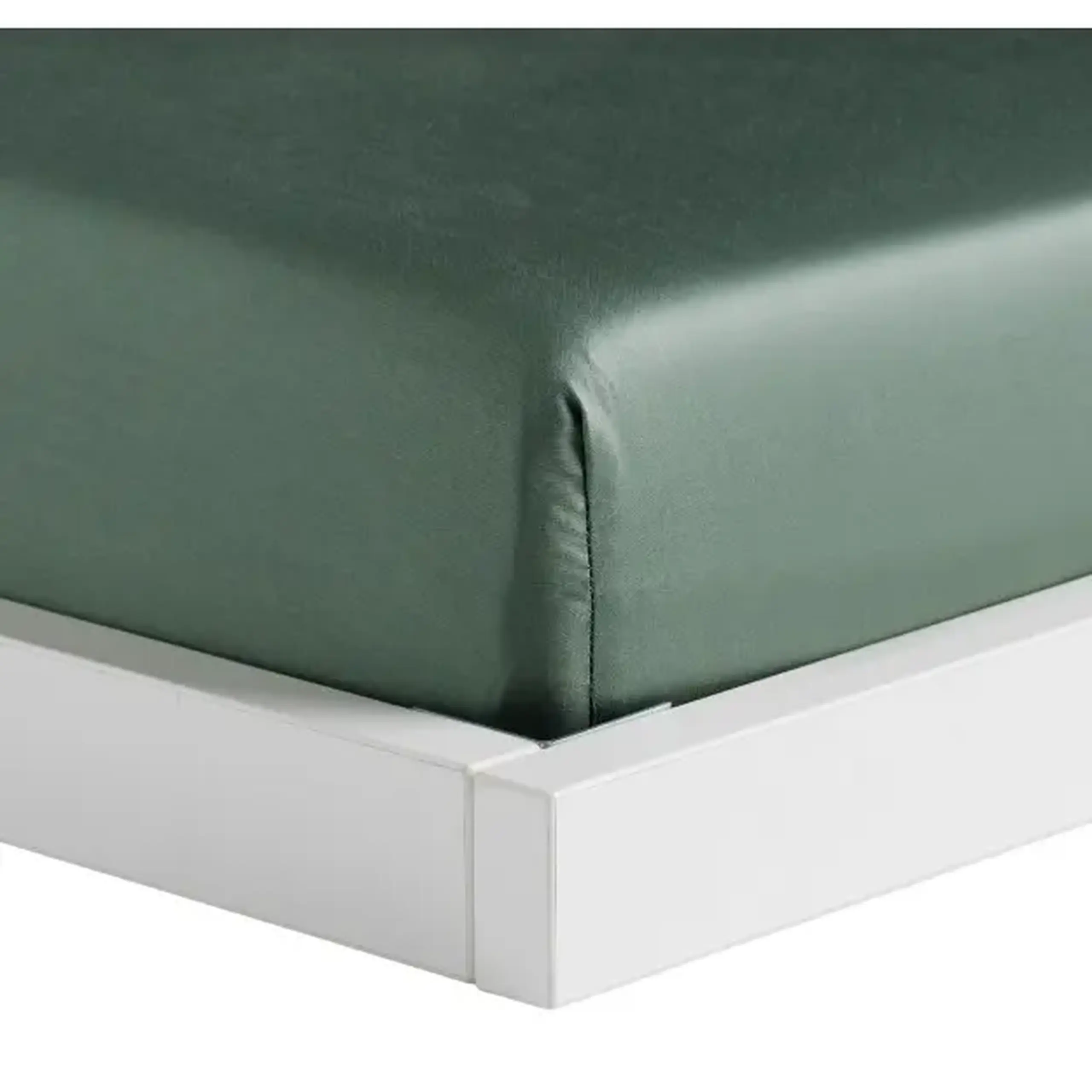 Cearceaf din bumbac satinat cu elastic Satinette 160x200x25 cm