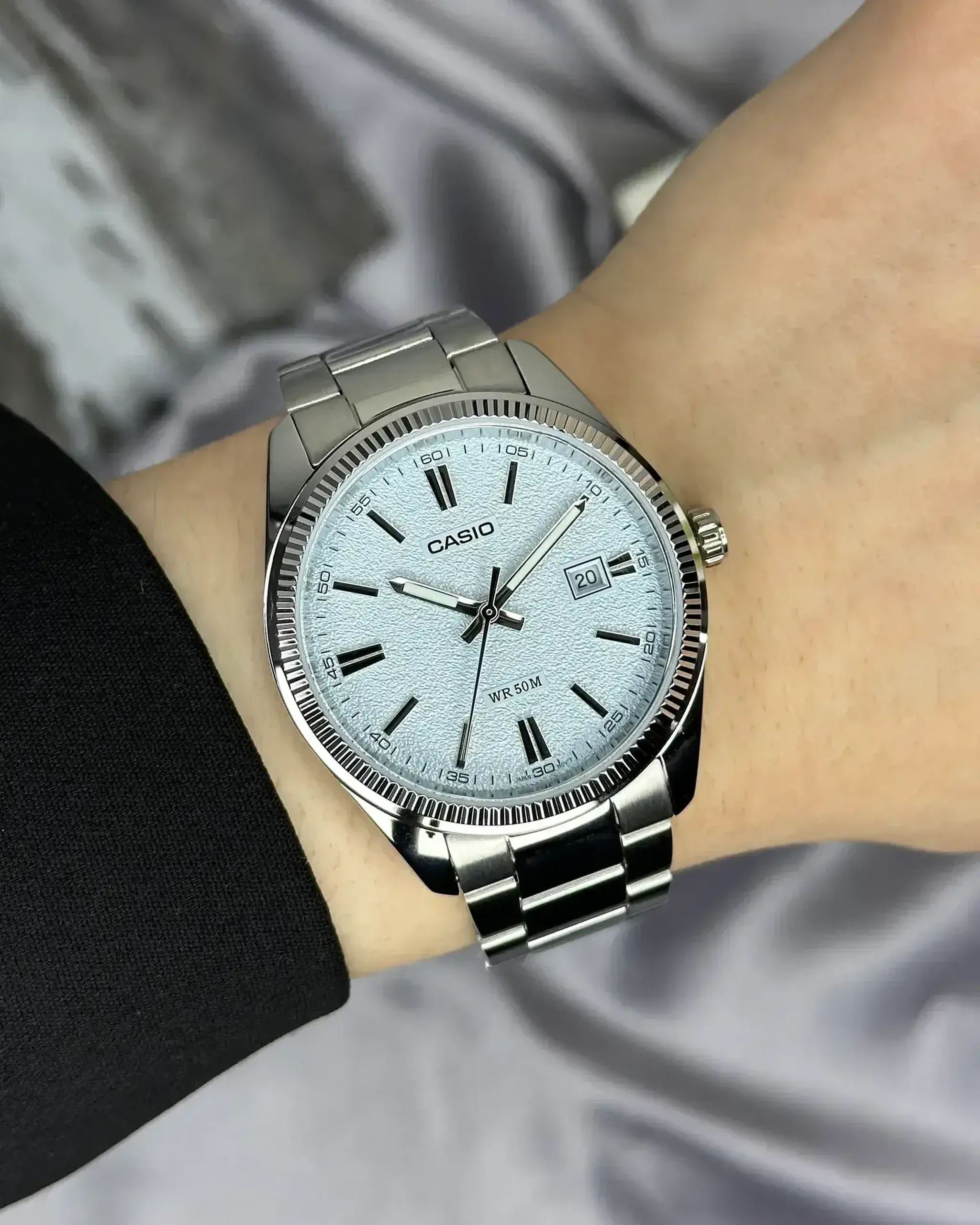 Casio MTP-1302DA-7AVDF - Culoare cadran Albastru deschis / ice blue