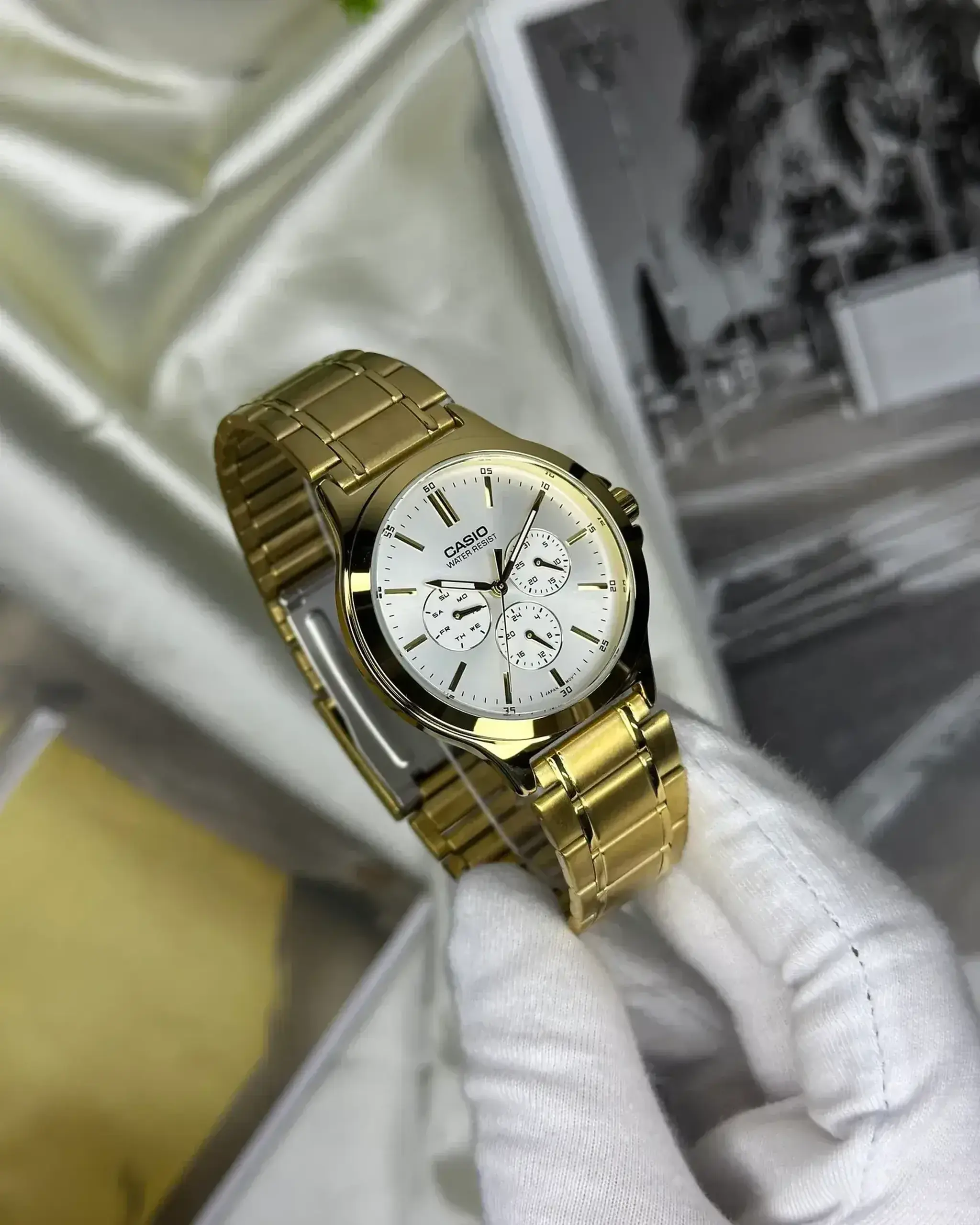 Casio MTP-V300G-7AUDF - Culoare cadran Alb