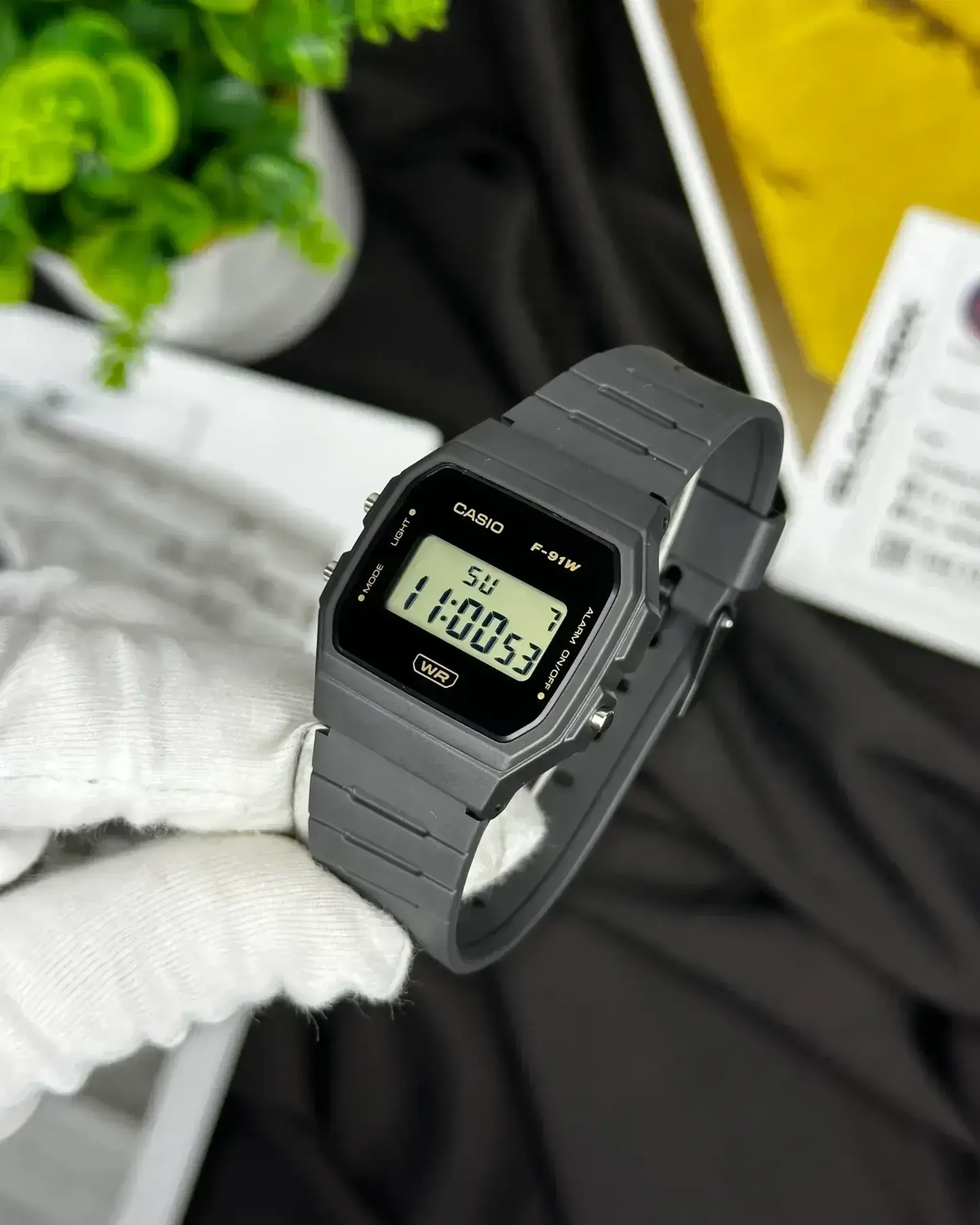 Casio F-91WB-8ADF - Culoare cadran Gri