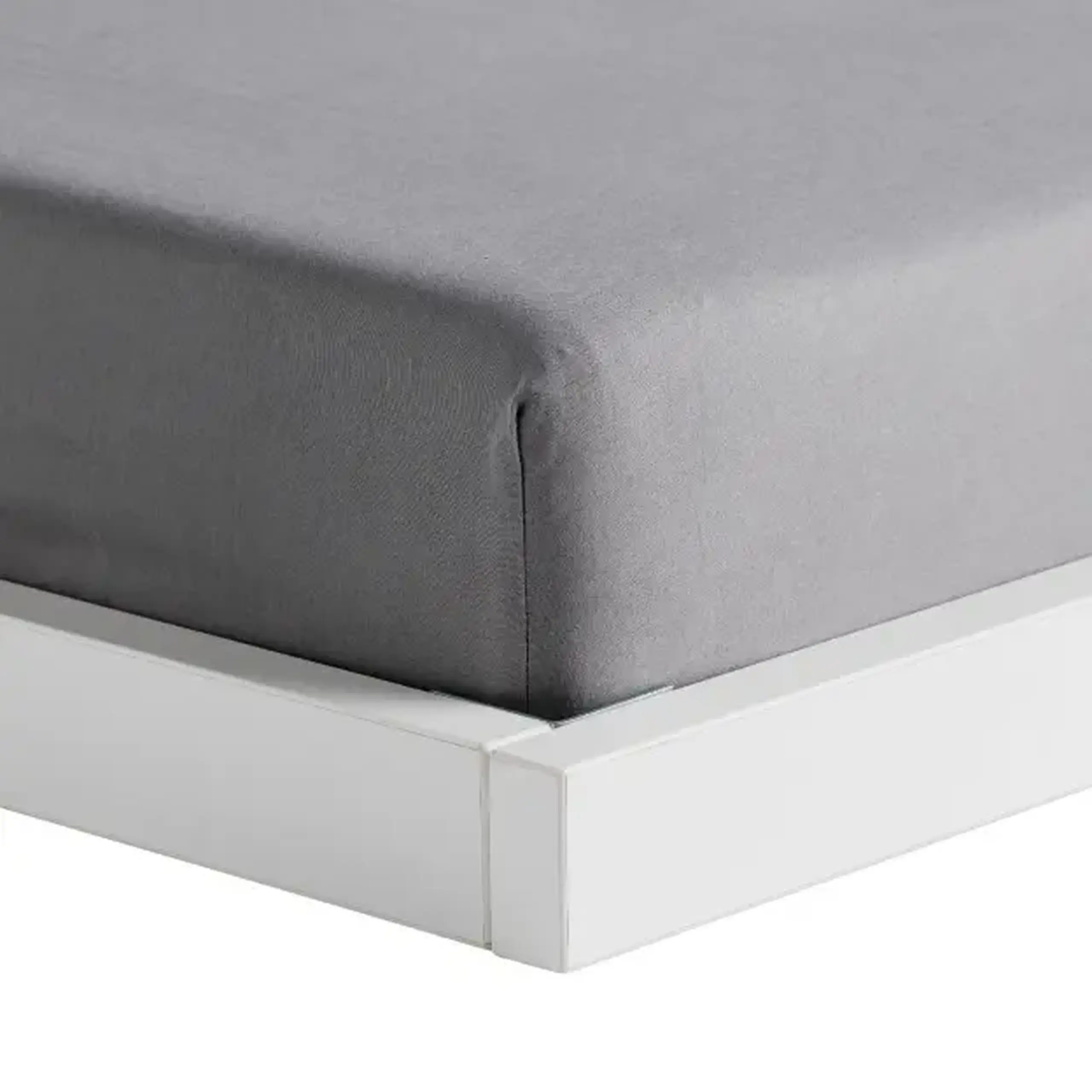 Husă de pat din bumbac satinat cu elastic Satinette 200x220x25 cm