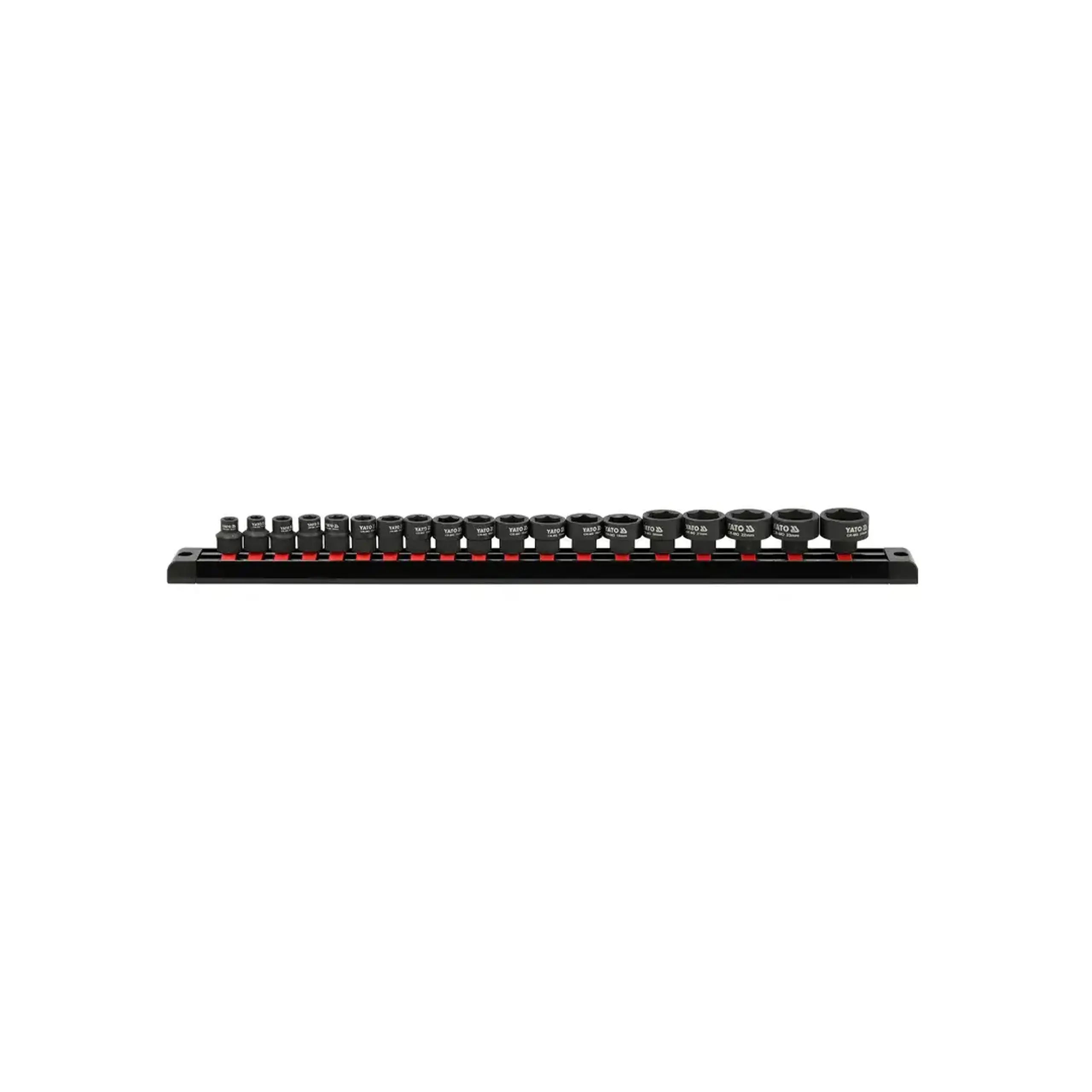 Set chei tubulare de impact scurte Hexagonal 19 buc. 3/8" Yato