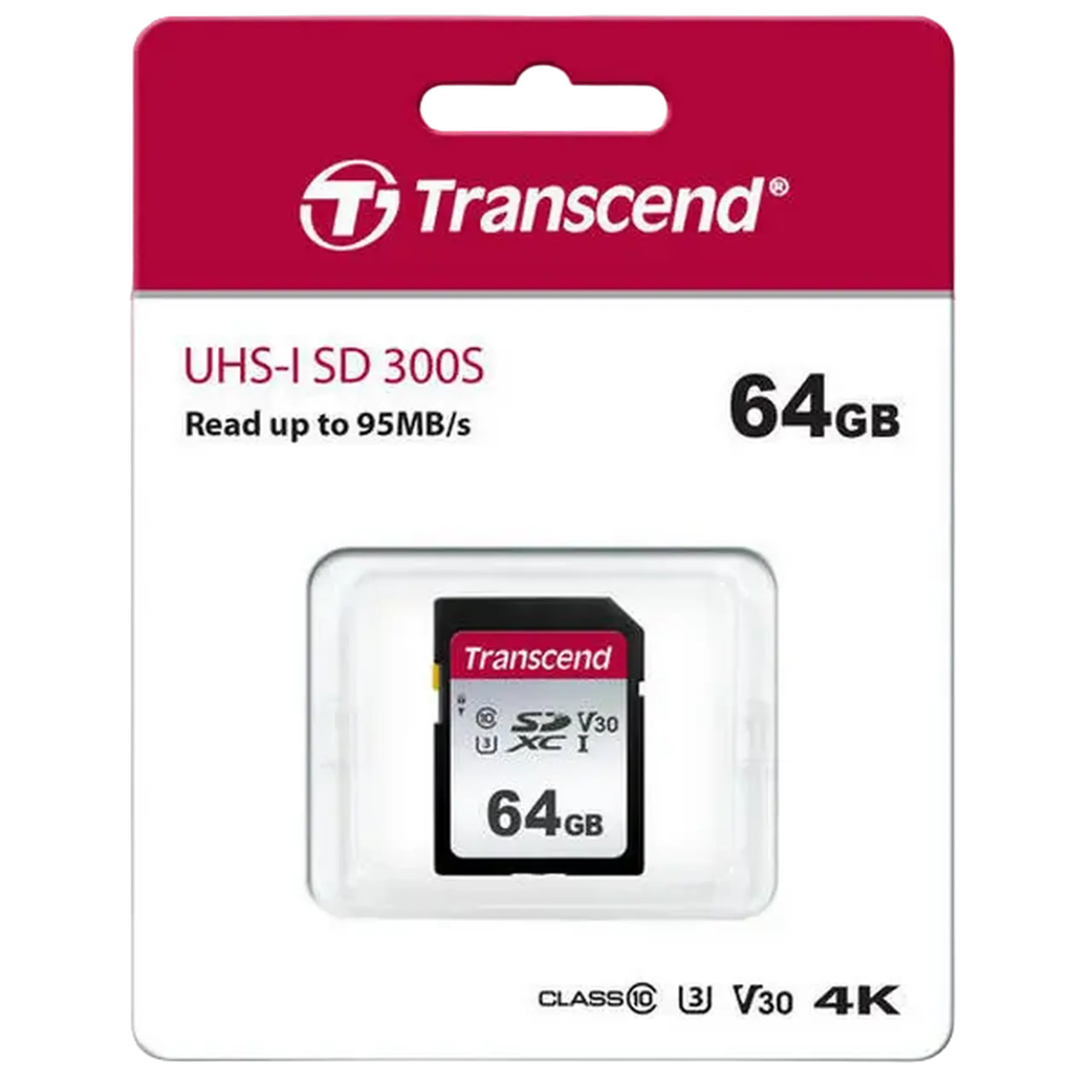 Card de Memorie Transcend SDXC Class 10, 64GB (TS64GSDC300S)