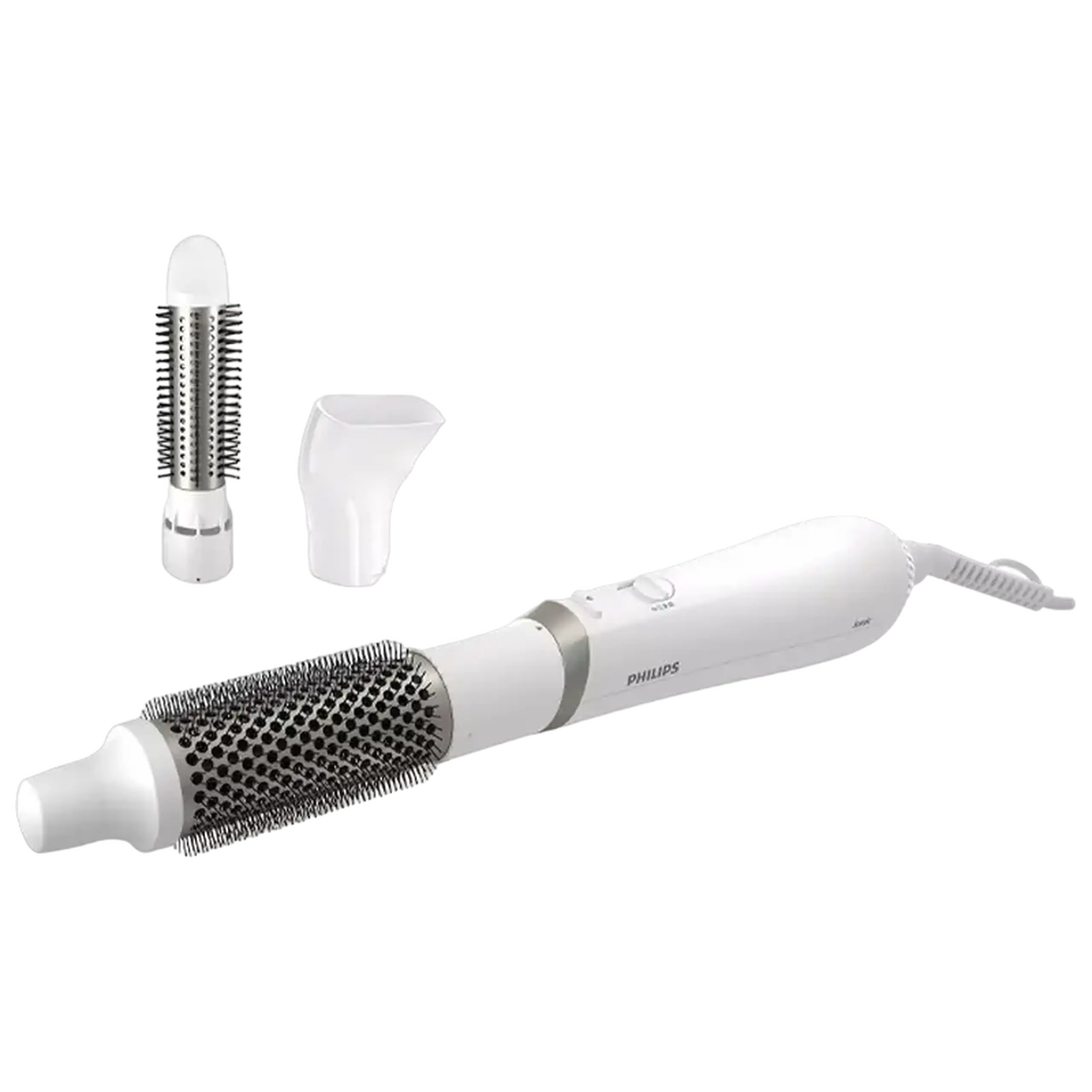 Uscător de păr-perie Philips BHA303/00, 800W, Alb