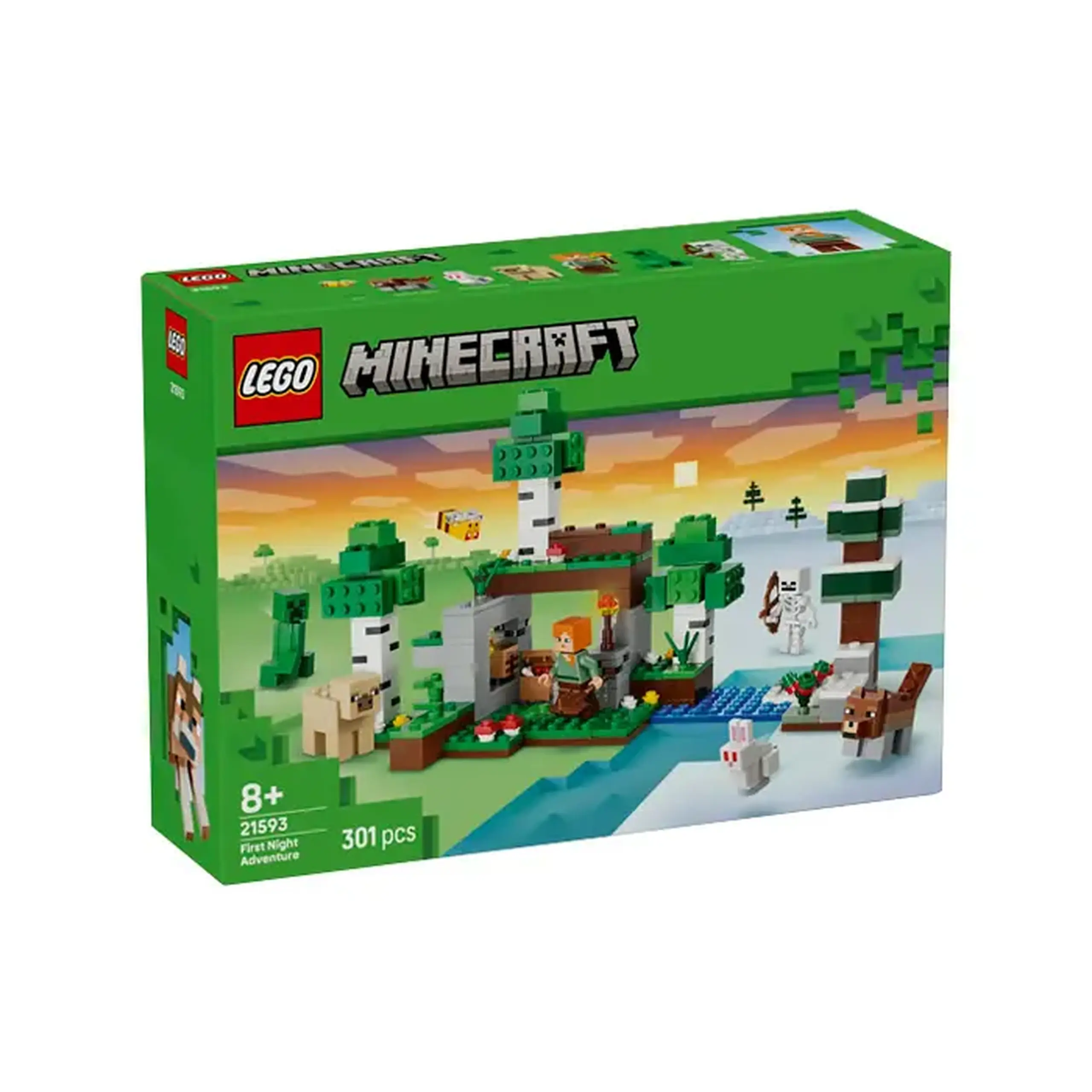 Lego Minecraft Prima aventura nocturna 21593