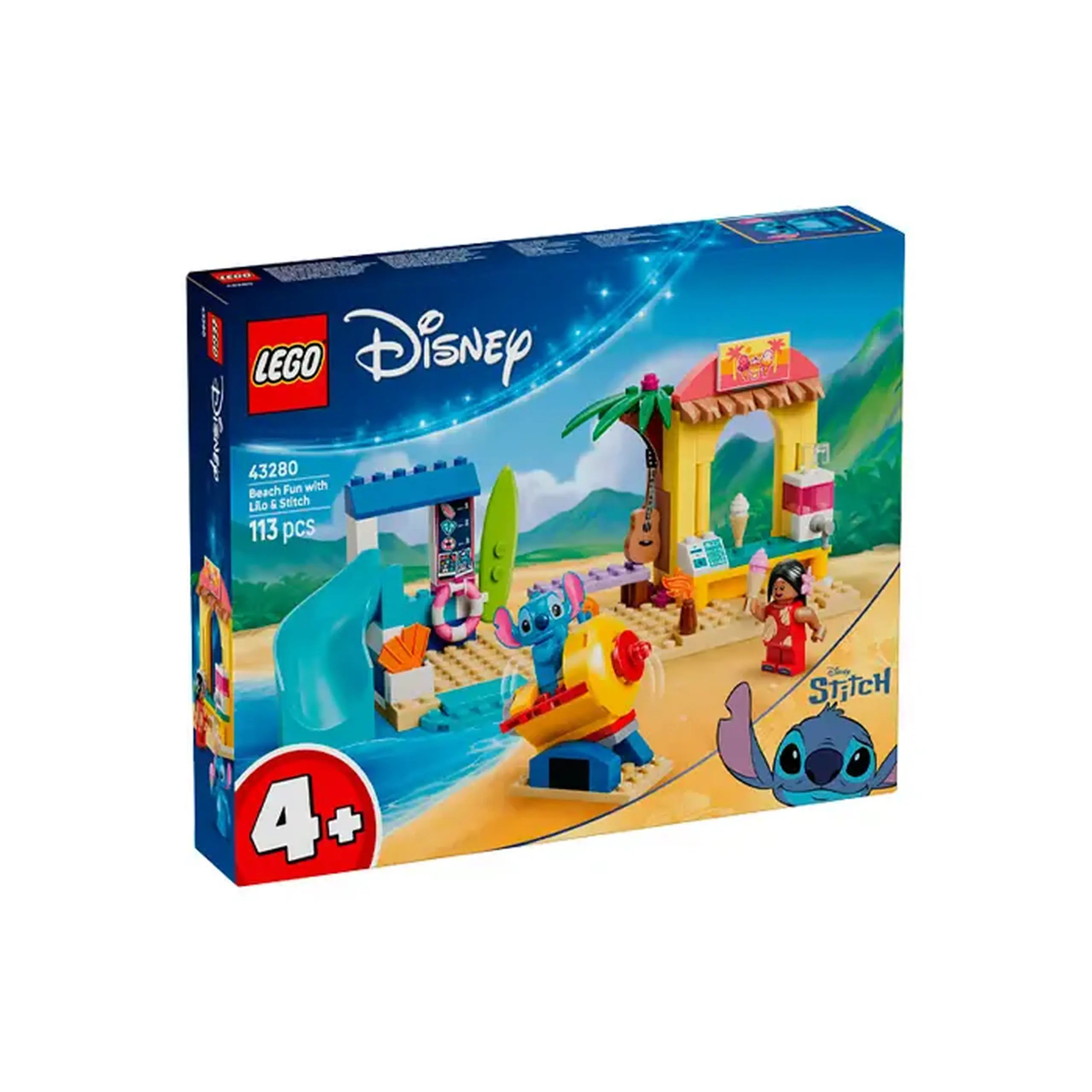 Lego Disney Stitch Distractie pe plaja cu Lilo si Stitch 43280