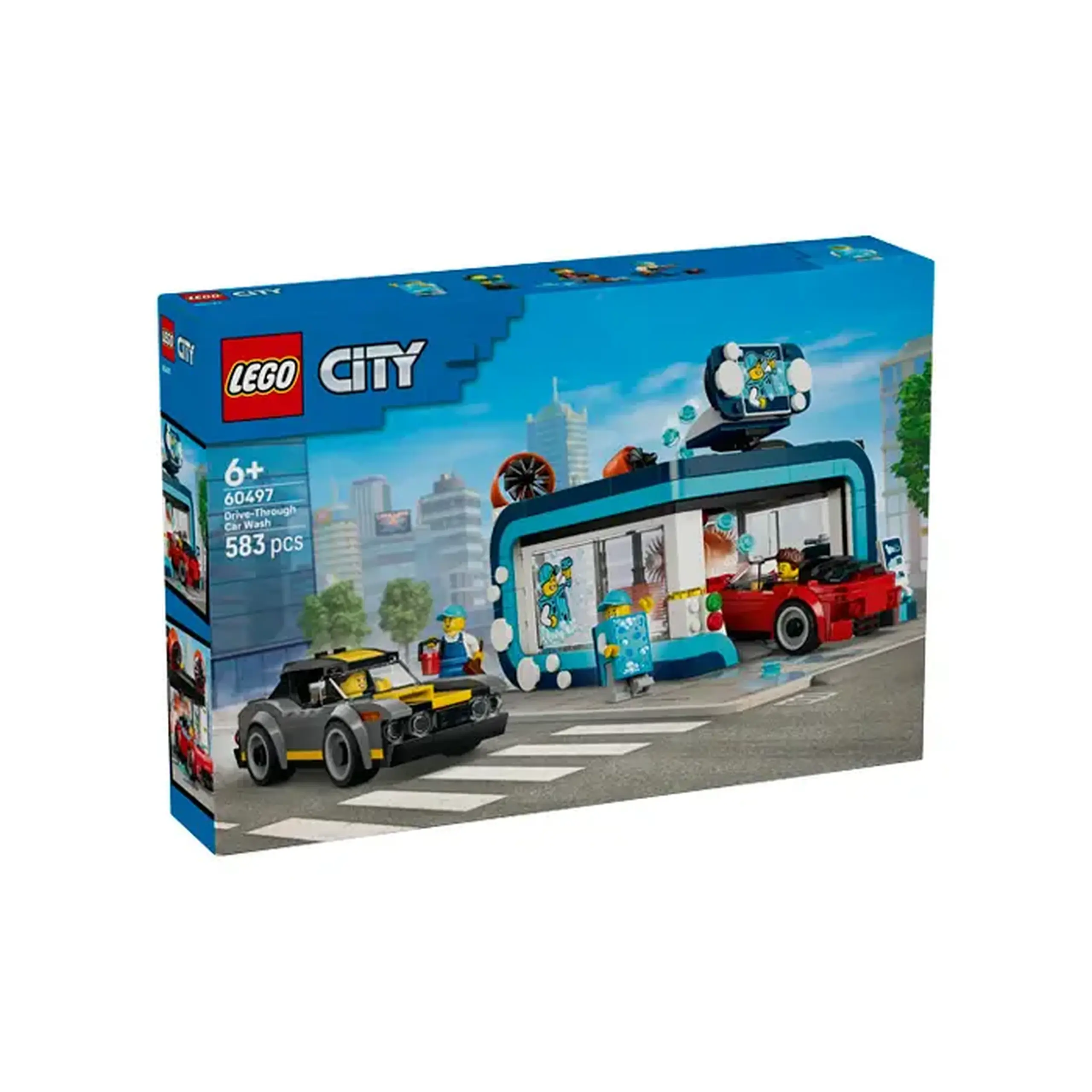 Lego City Spalatorie auto cu trecere prin tunel 60497