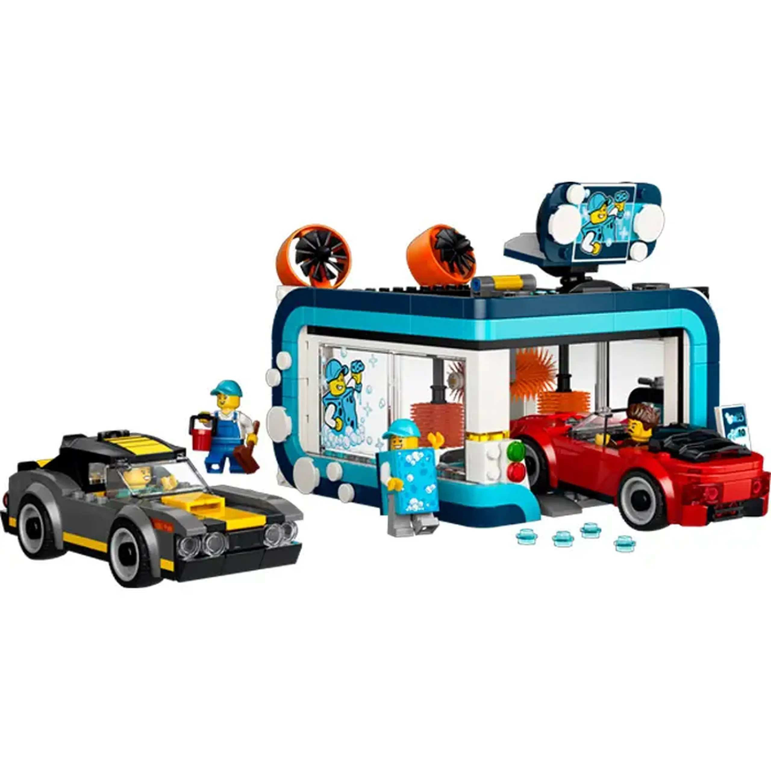 Lego City Spalatorie auto cu trecere prin tunel 60497