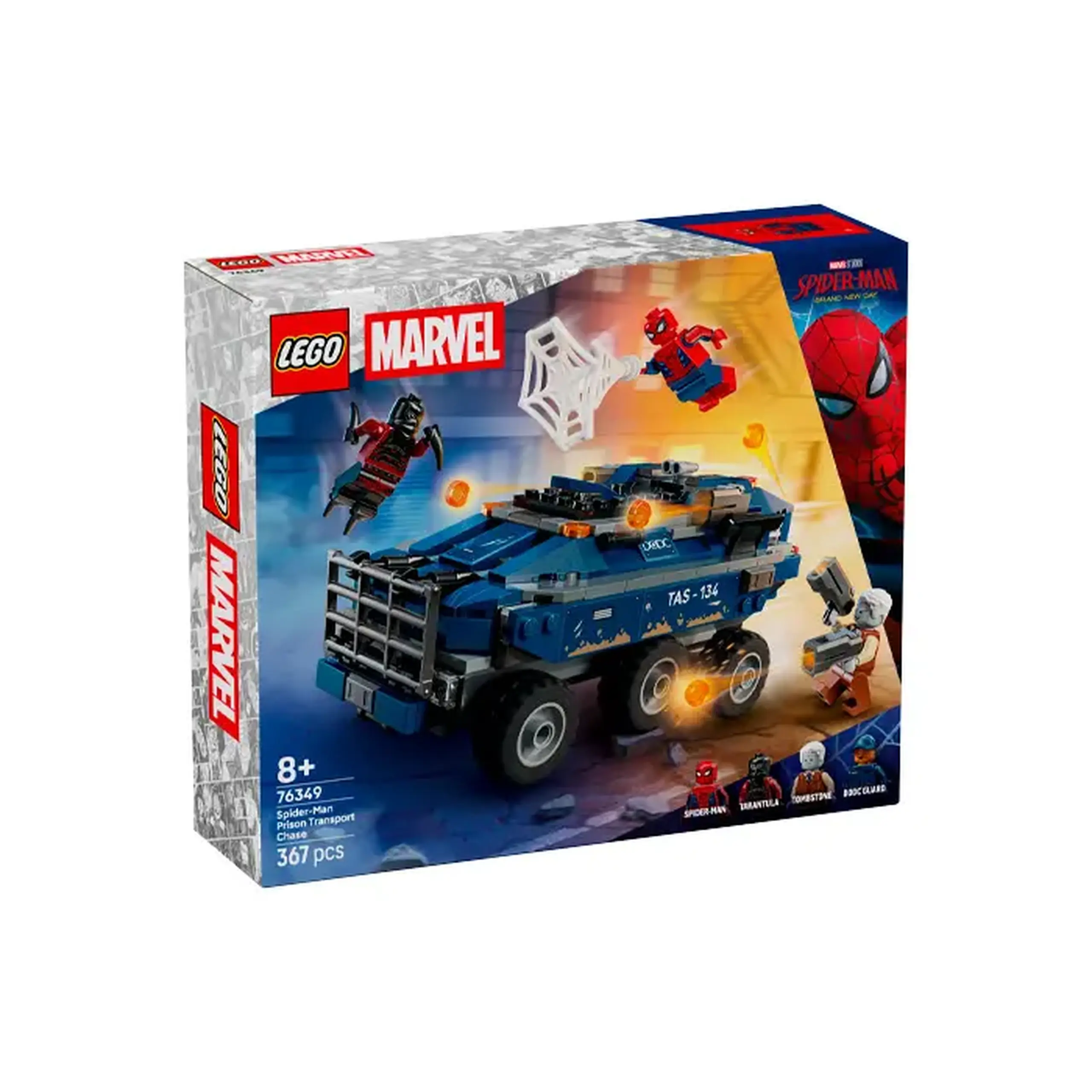 Lego Marvel Spider-Man Urmarirea transportului detinutilor 76349