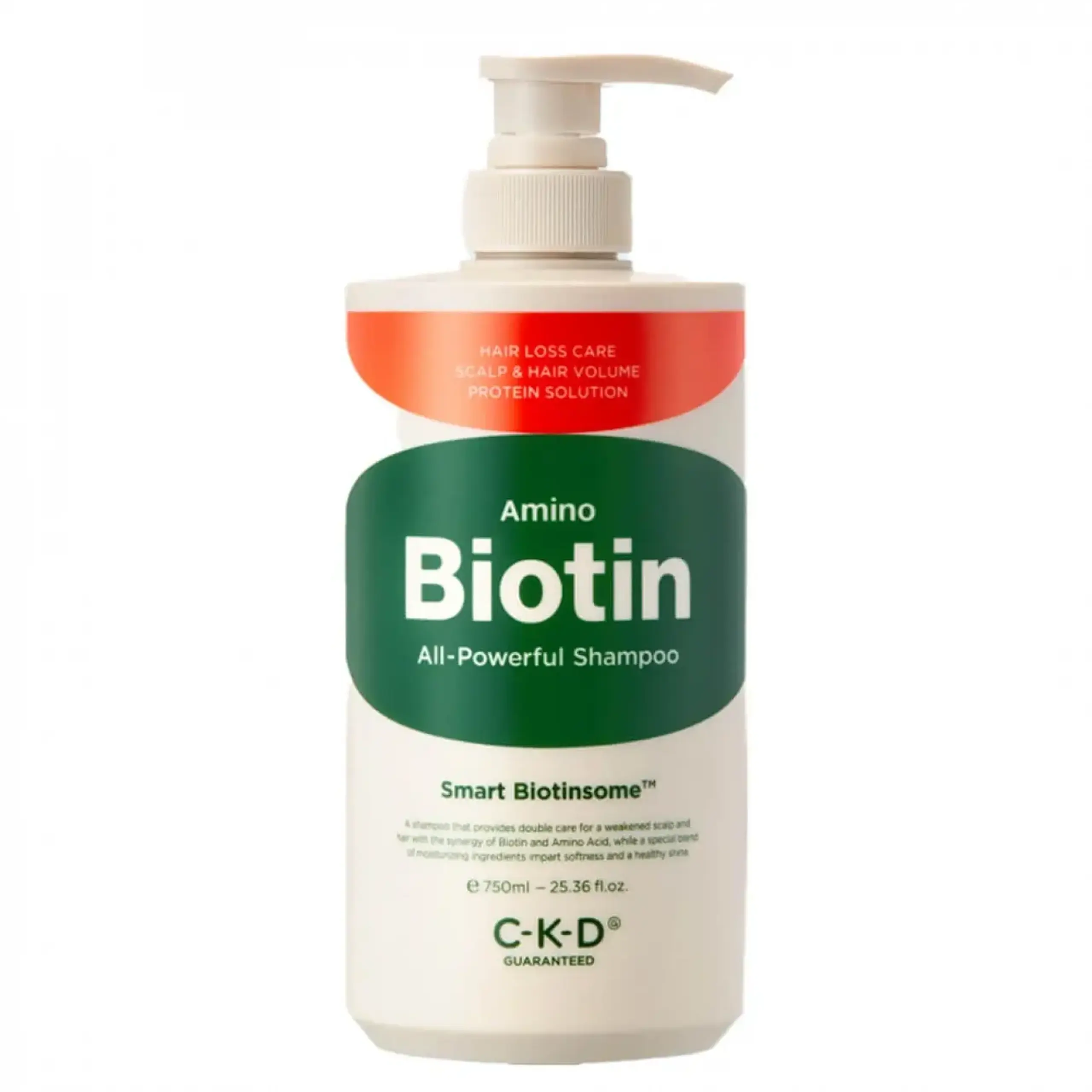 Șampon cu aminoacizi și biotină CKD, Amino Biotin All-Powerful Shampoo, 750 ml
