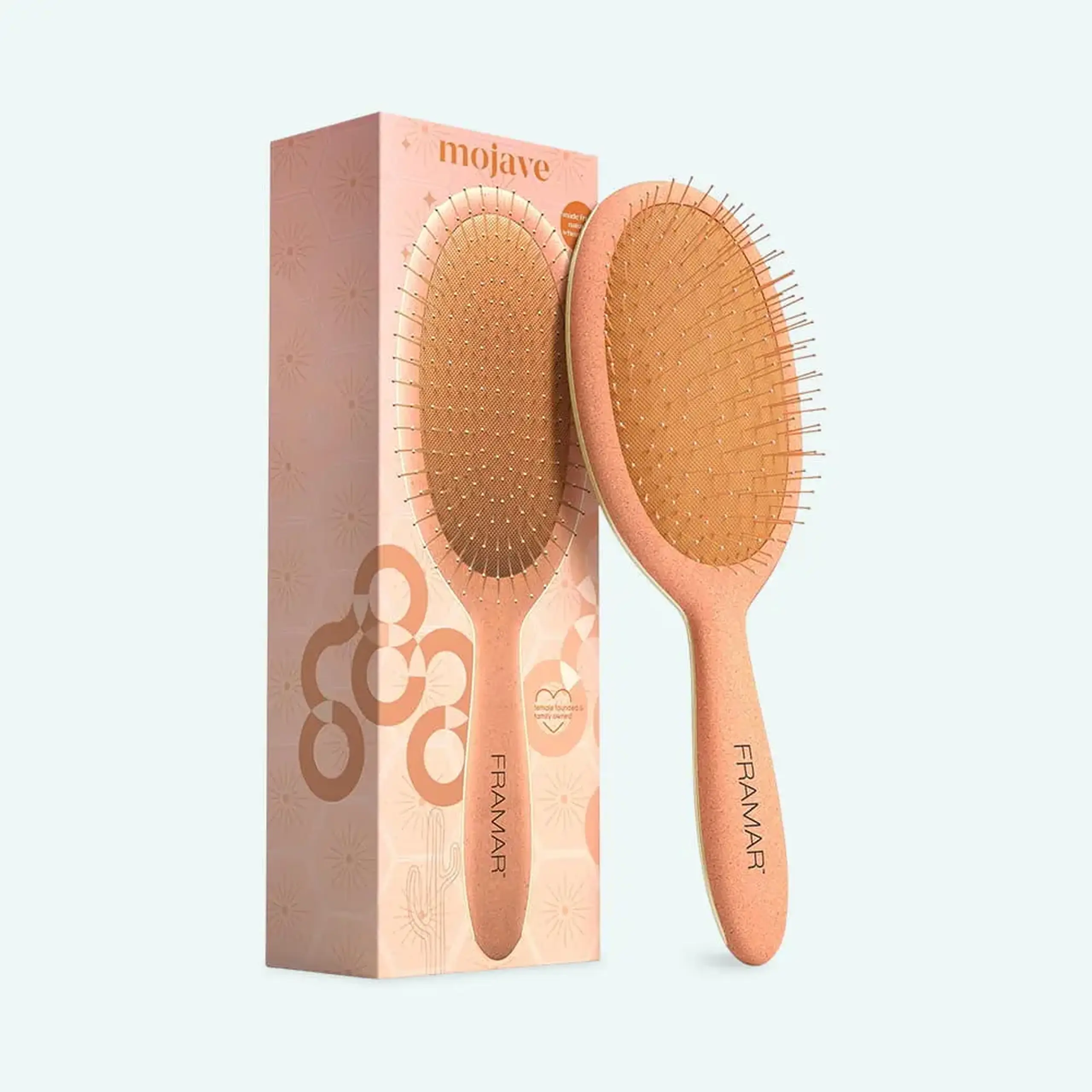 Perie de păr Framar Detangle Brush Golden Hour