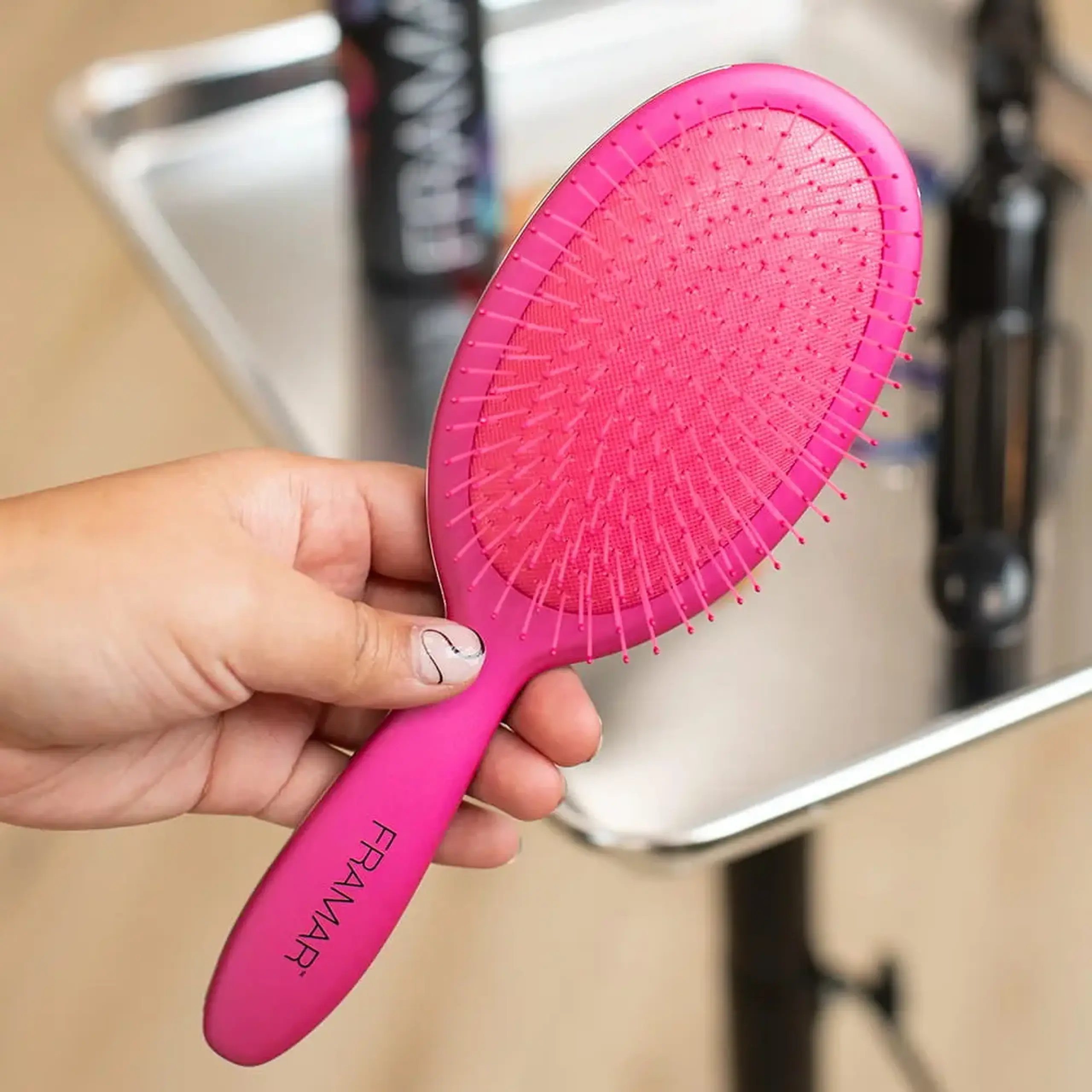 Perie de păr Framar Detangle Brush Pinky Swear
