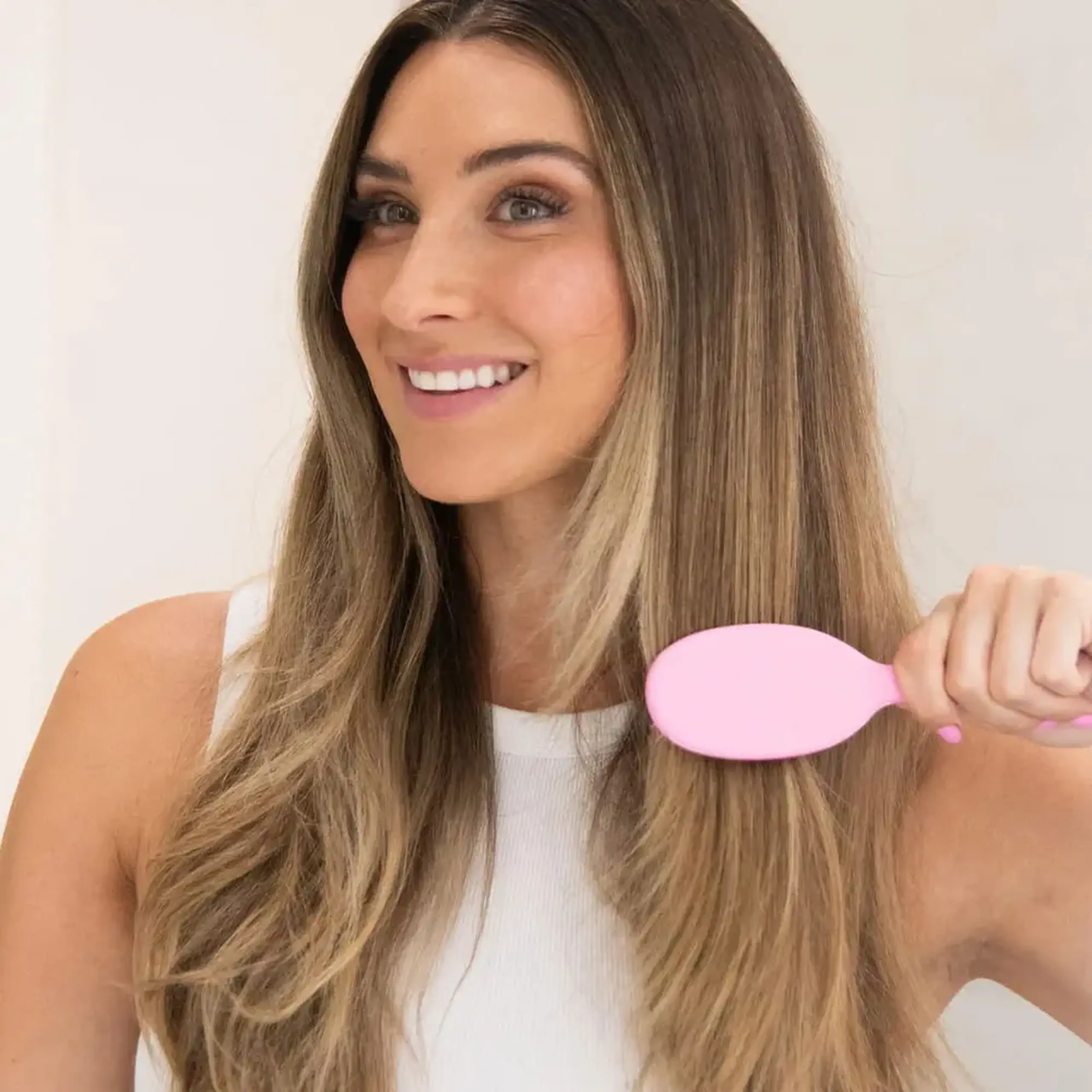 Perie de păr Framar Detangle Brush Mini Pink