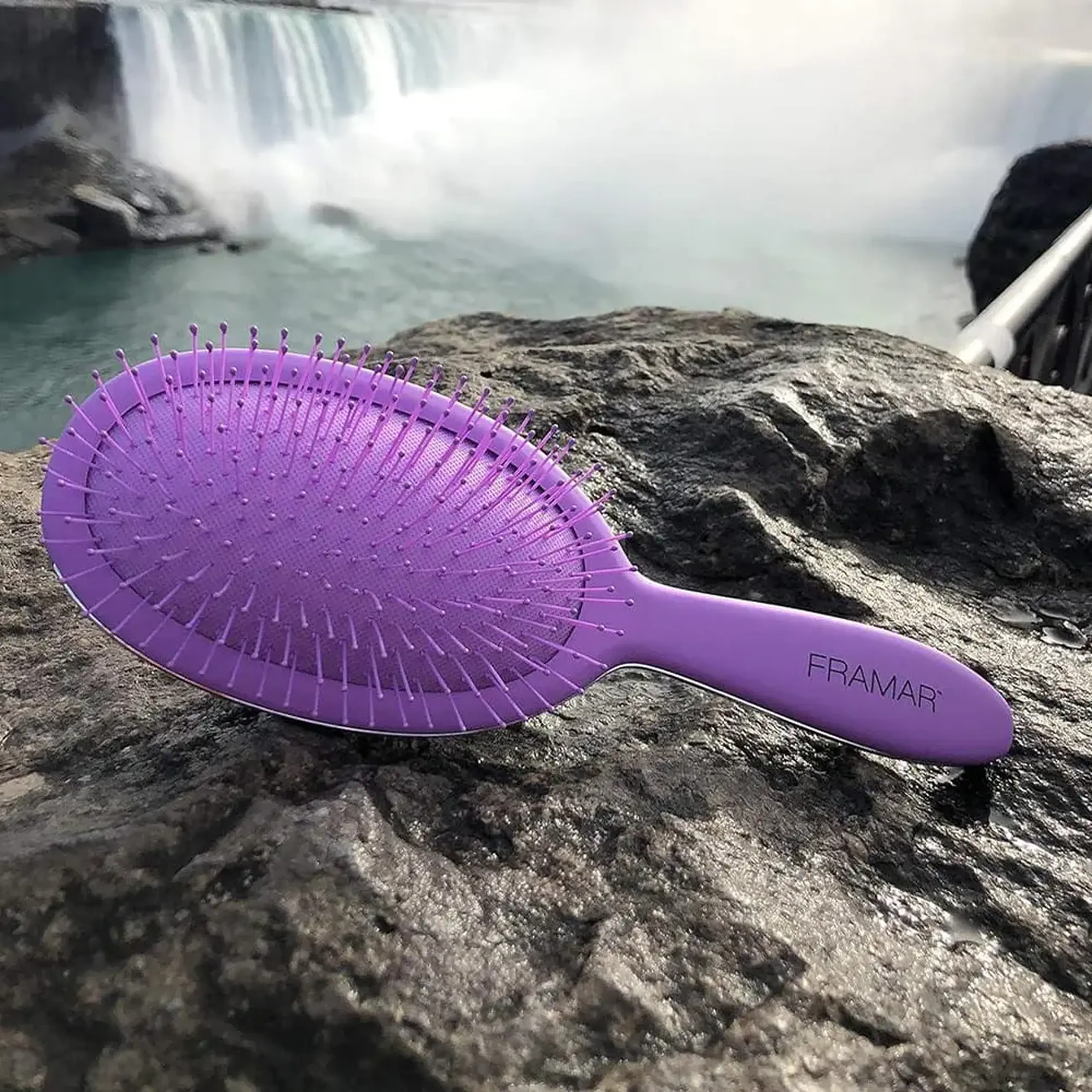 Perie de păr Framar Detangle Brush Purple