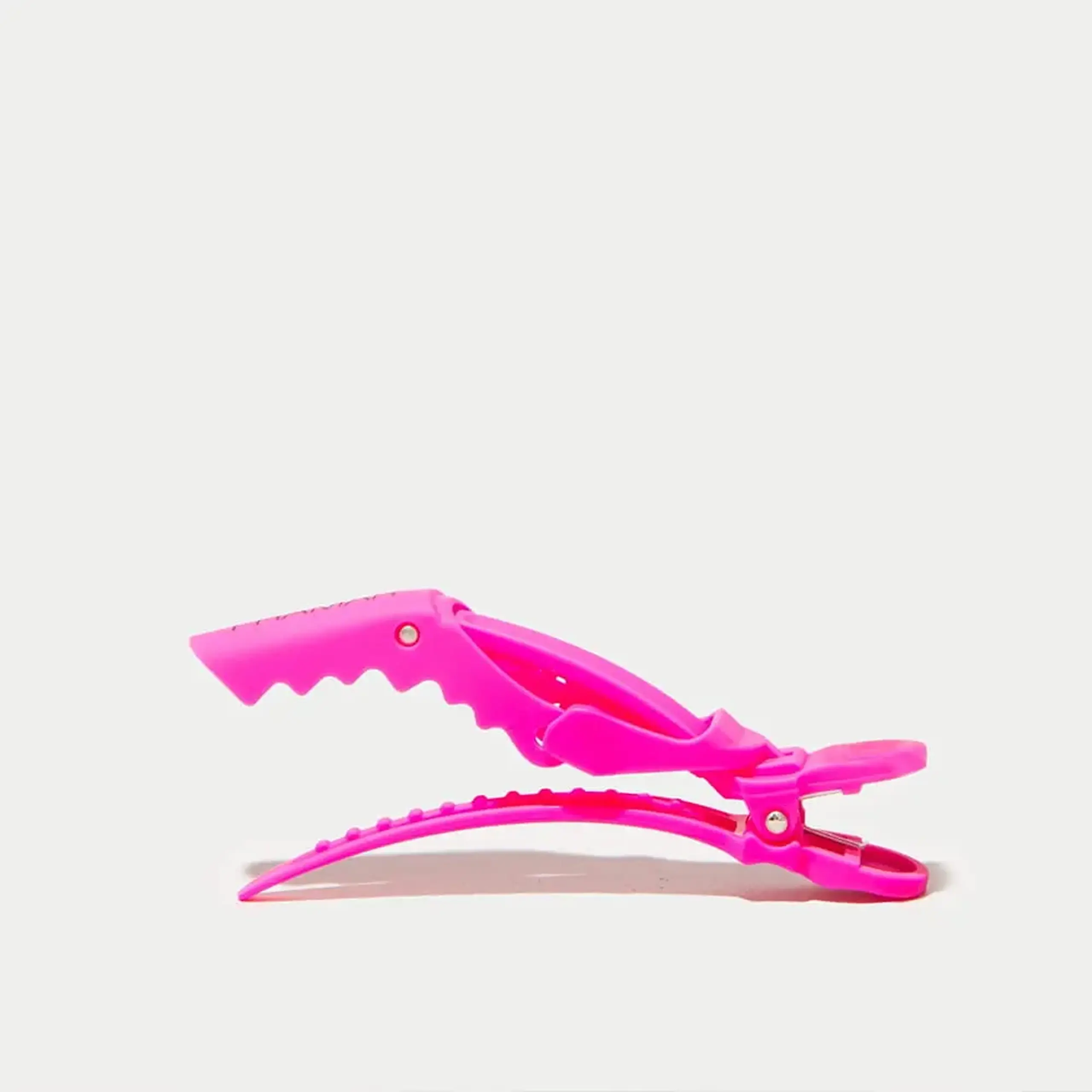 Clipsuri profesionale pentru fixarea părului Framar Gator Grip Clips Pink 4pcs