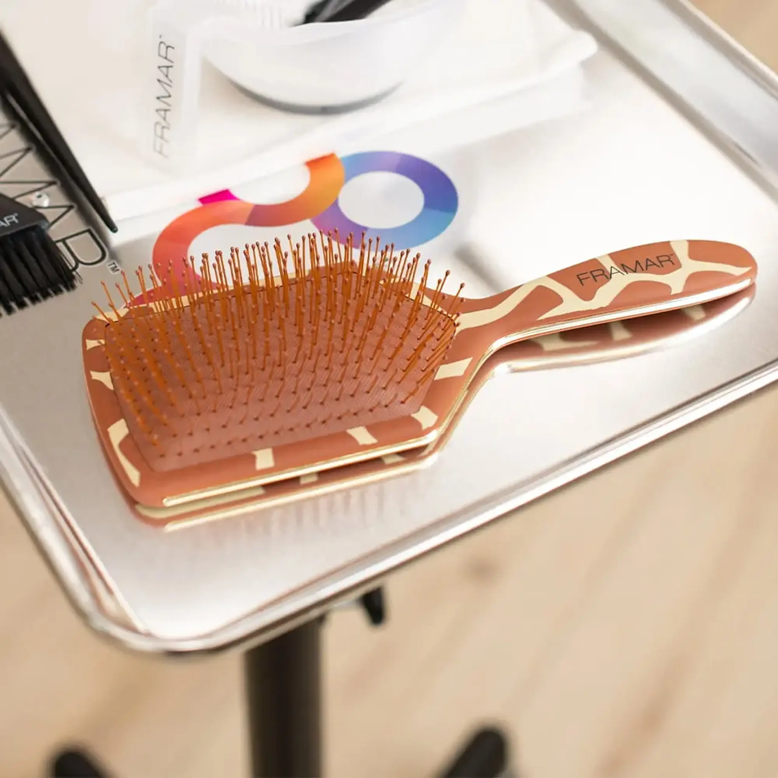 Perie de păr Framar Paddle Brush Giraffe