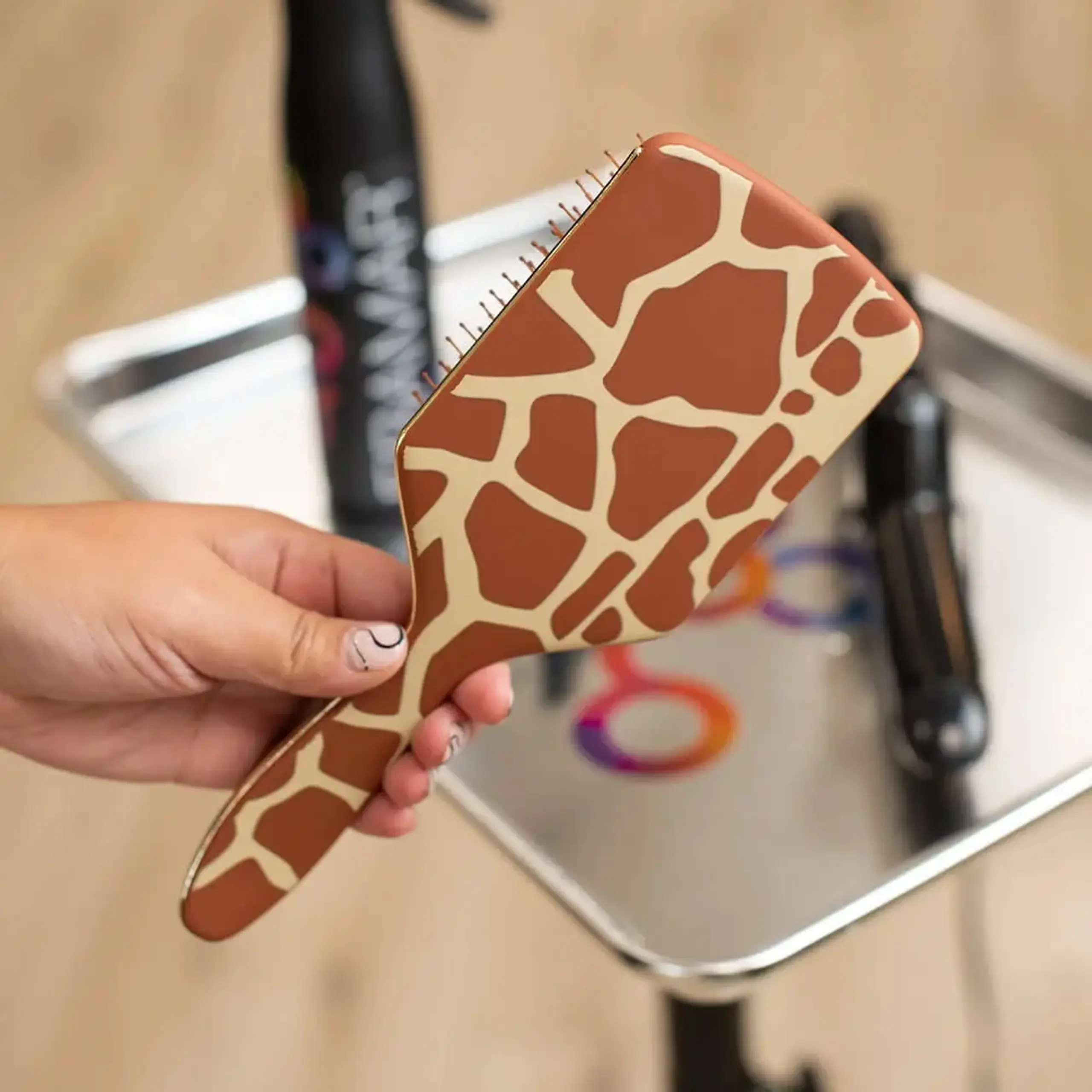 Perie de păr Framar Paddle Brush Giraffe