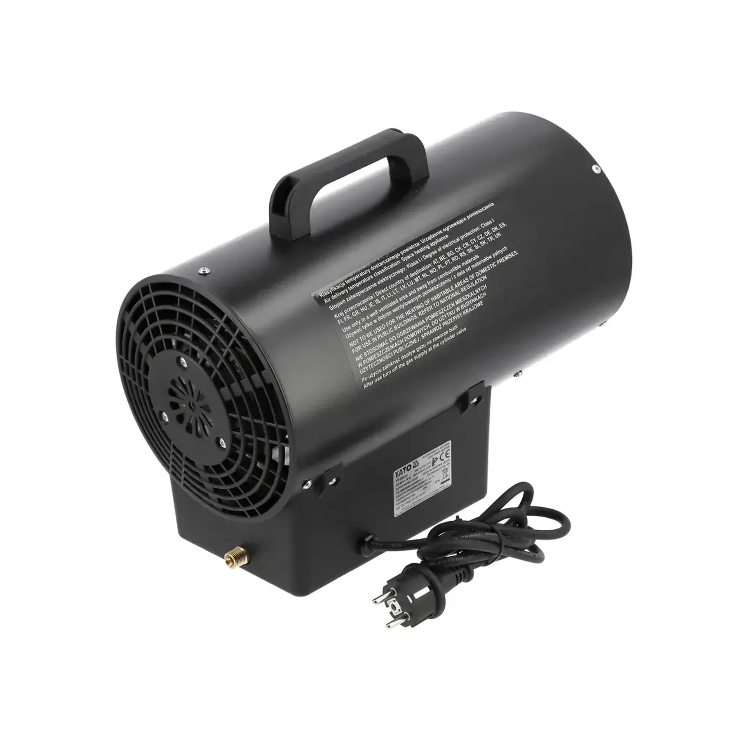 Aerotermă pe gaz 15 kW 220 - 240 V 320 m³/h 150 m² Propan/Butan Yato
