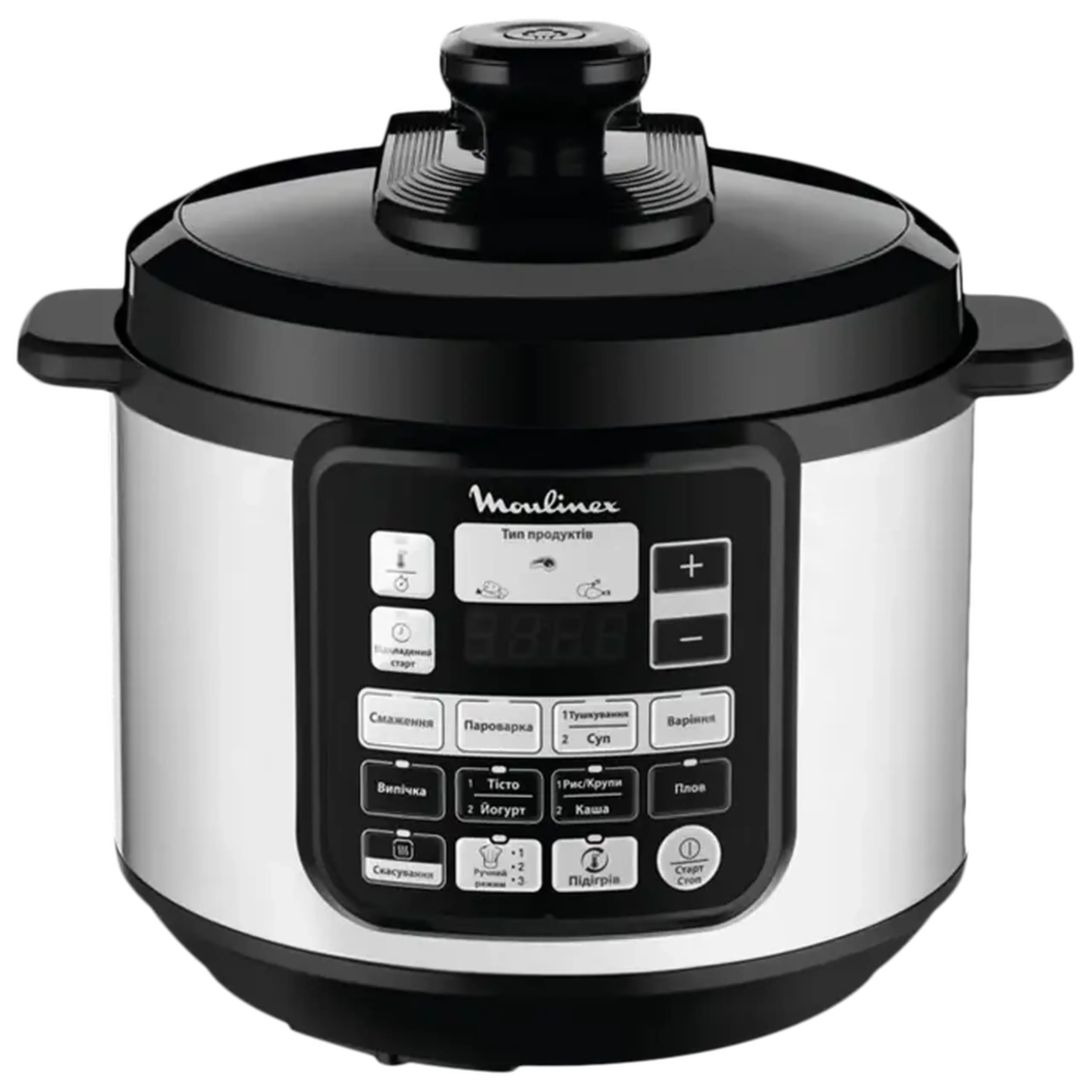 Aparat de gătit multifuncțional Moulinex CE620D34, Negru / Oțel Inoxidabil