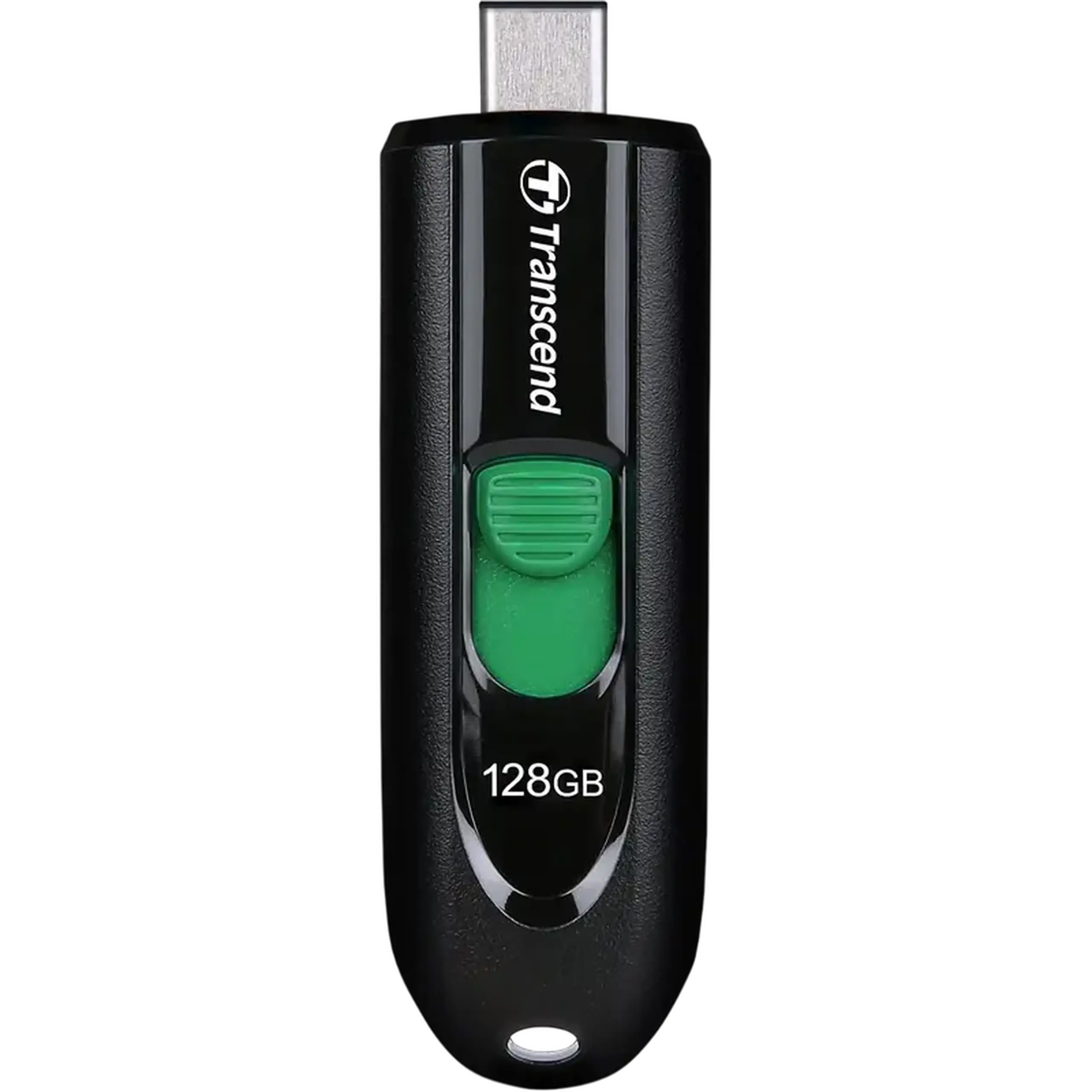 128GB USB-C Flash Drive Transcend "JetFlash 790C", Black, Slider (USB 3.0 (5Gb/s), R/W:90/45MB/s, 6