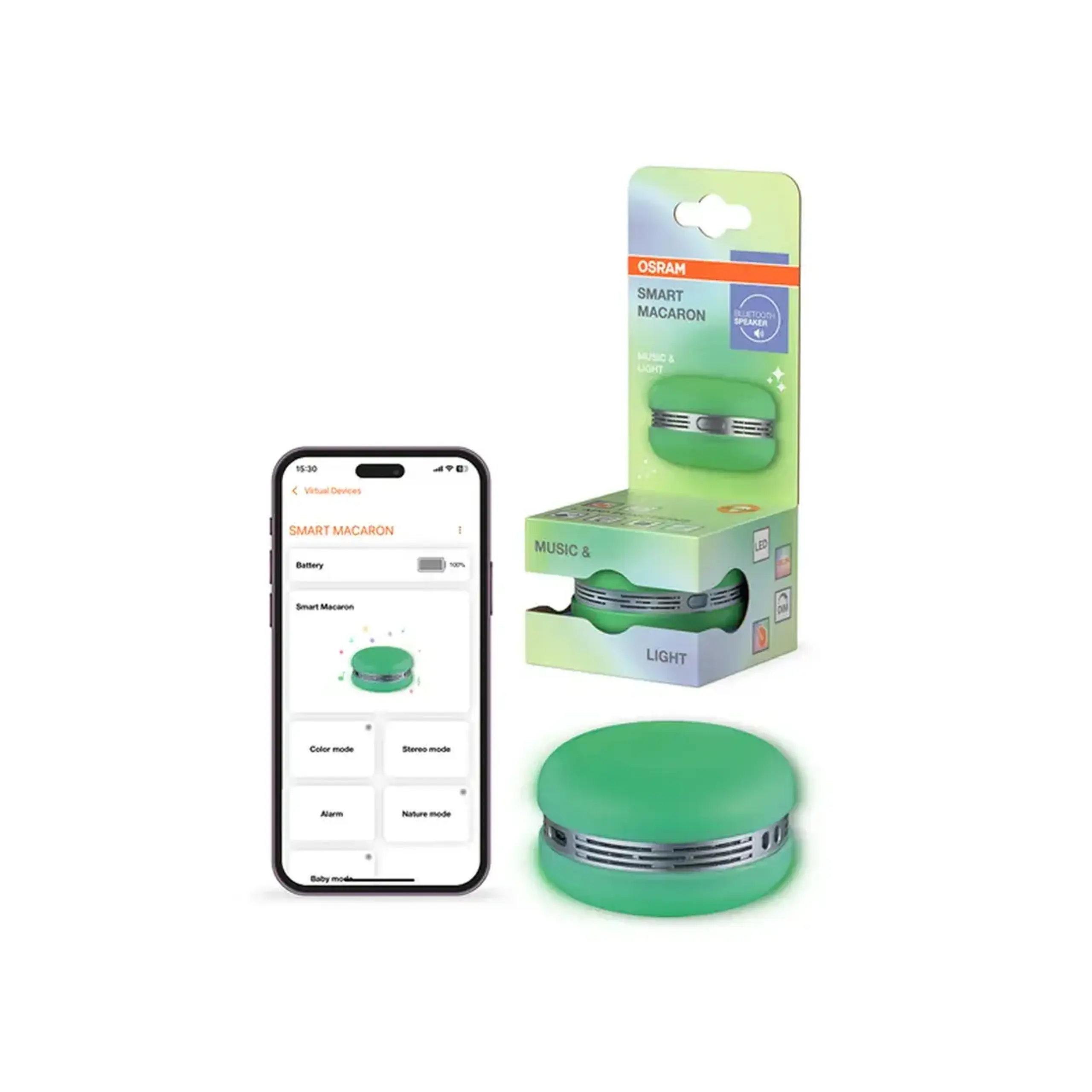 Boxă Bluetooth cu RGB SMART MACARON 1.75 W OSRAM