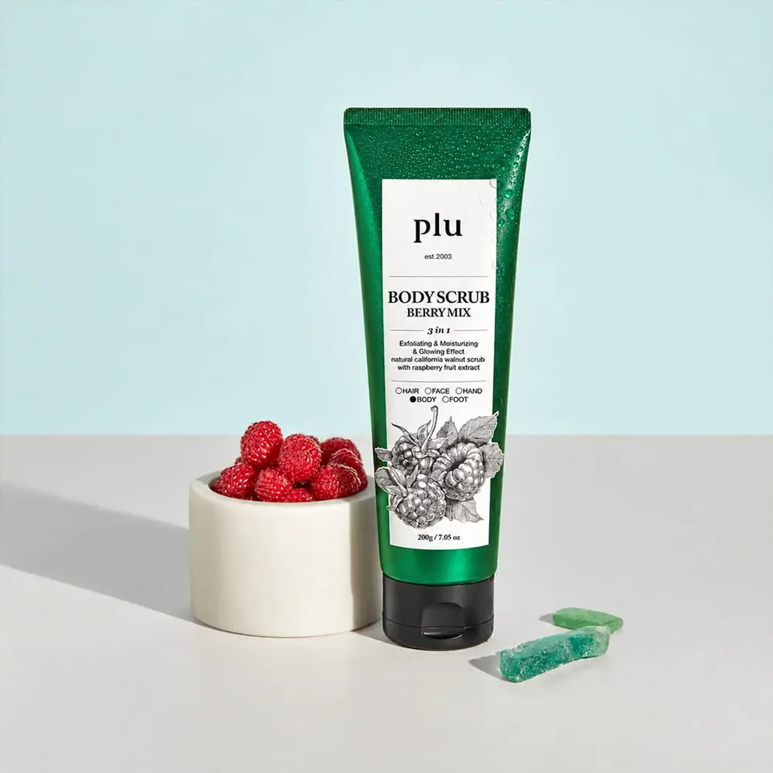 Scrub pentru corp PLU Body Scrub Berry Mix 200 g
