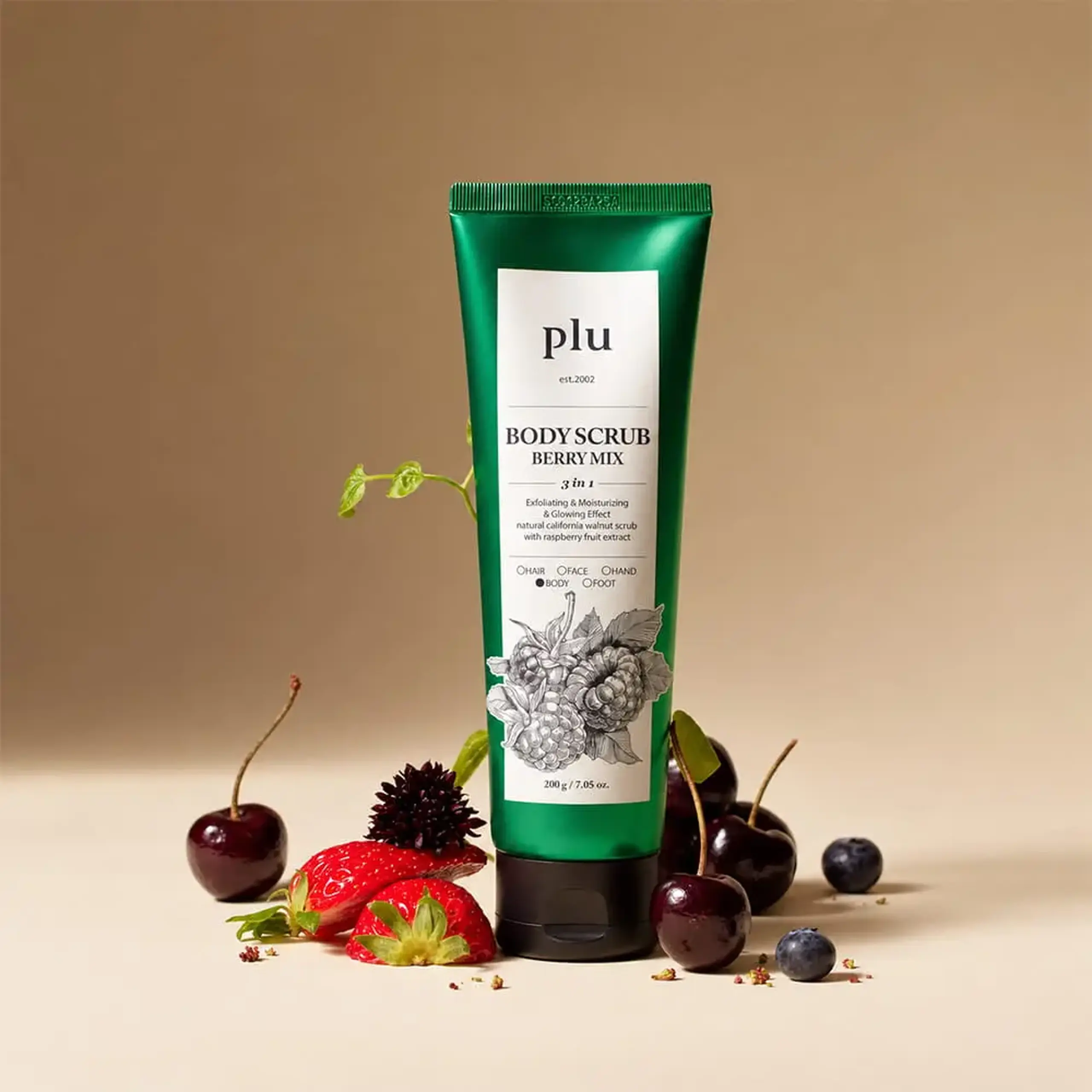 Scrub pentru corp PLU Body Scrub Berry Mix 200 g