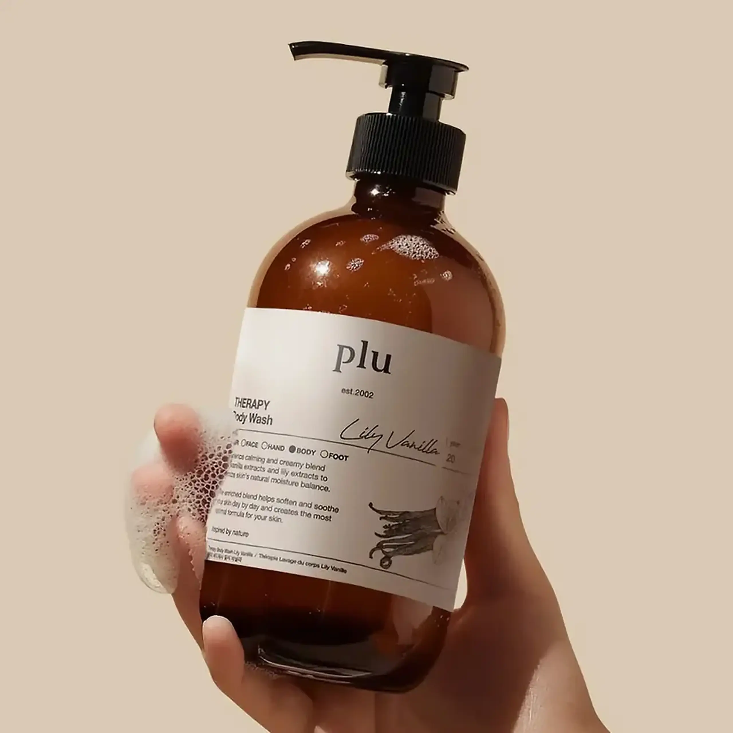 Gel de duș parfumat PLU Therapy Body Wash Lily Vanilla 500 g