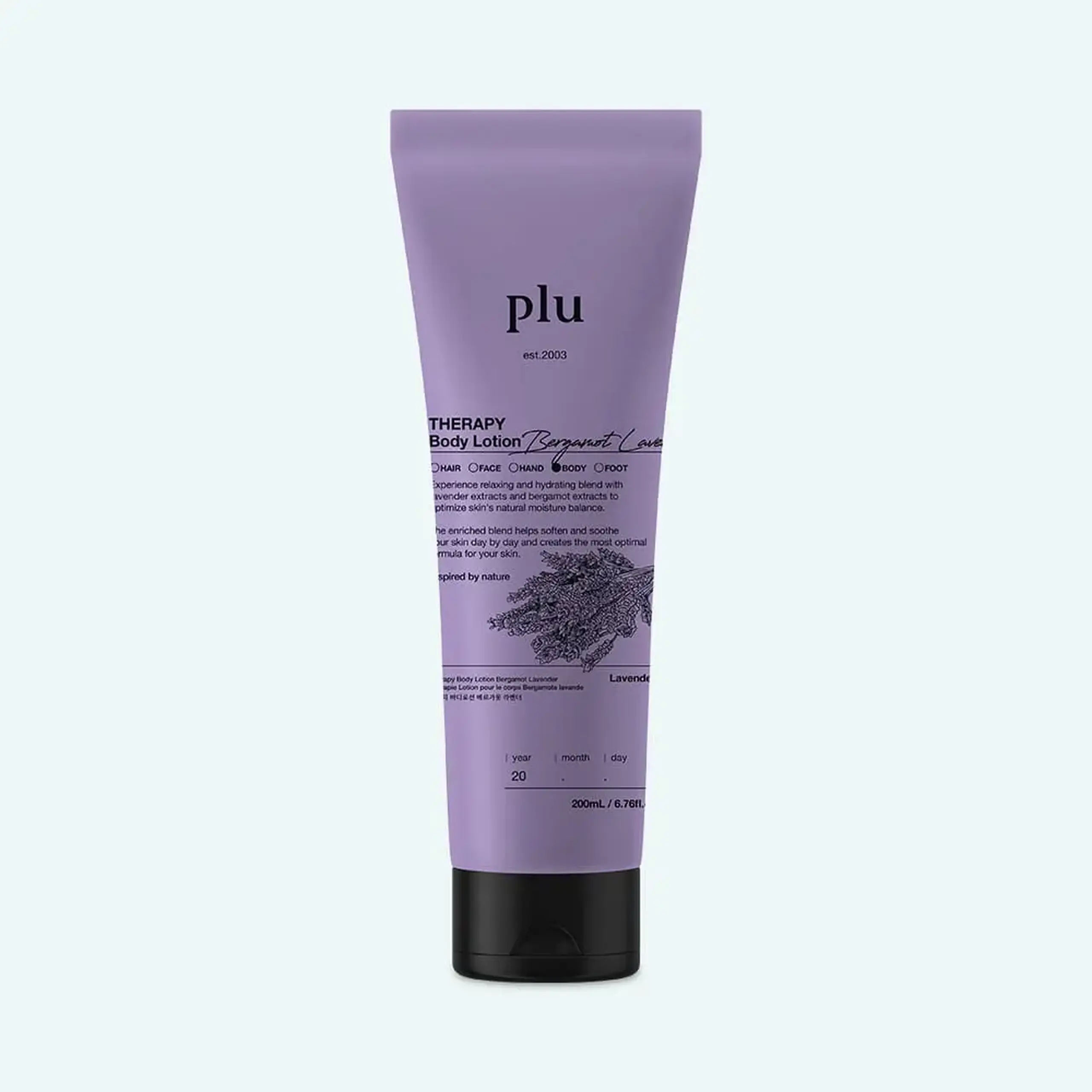 Loțiune parfumată pentru corp PLU Therapy Body Lotion Bergamot Lavender 200 ml
