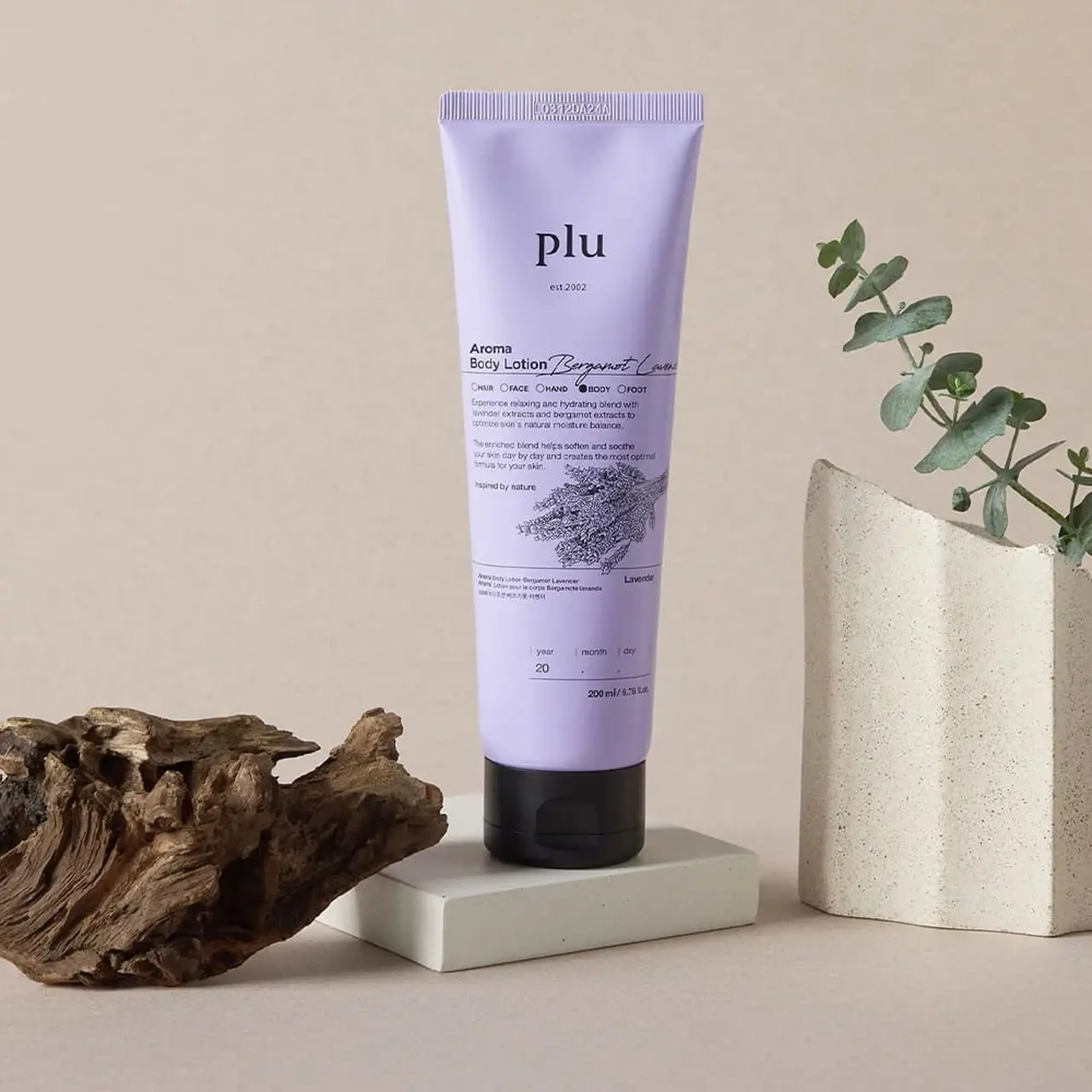 Loțiune parfumată pentru corp PLU Therapy Body Lotion Bergamot Lavender 200 ml
