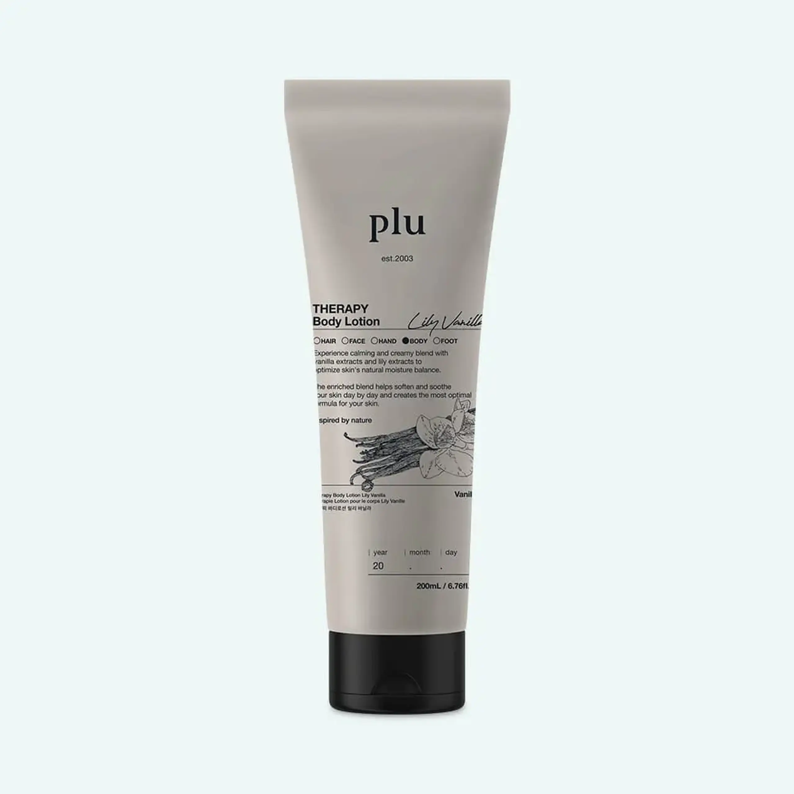 Loțiune parfumată pentru corp PLU Therapy Body Lotion Lily Vanilla 200 ml