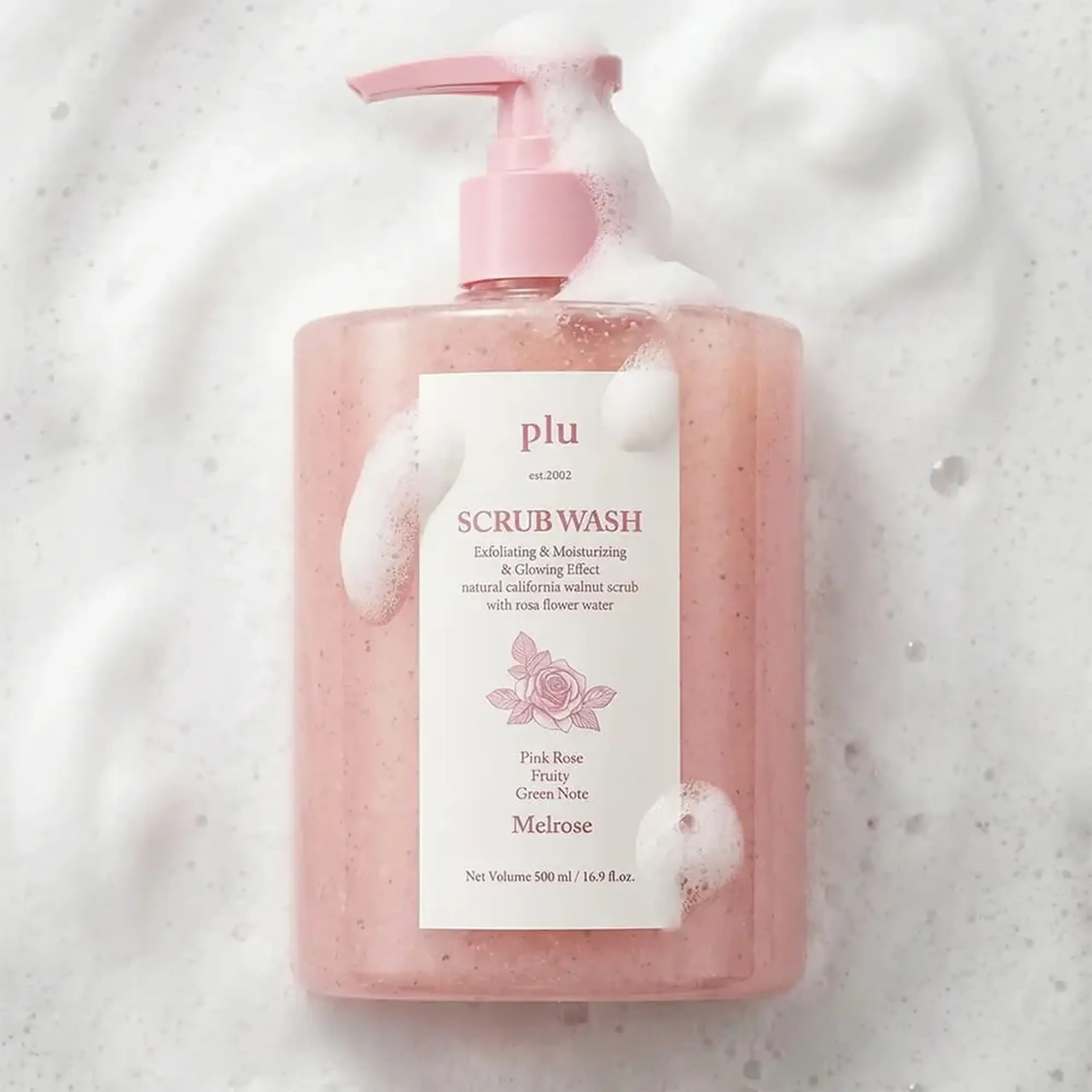 Gel de duș exfoliant pentru corp PLU Scrub Wash Melrose 500 g