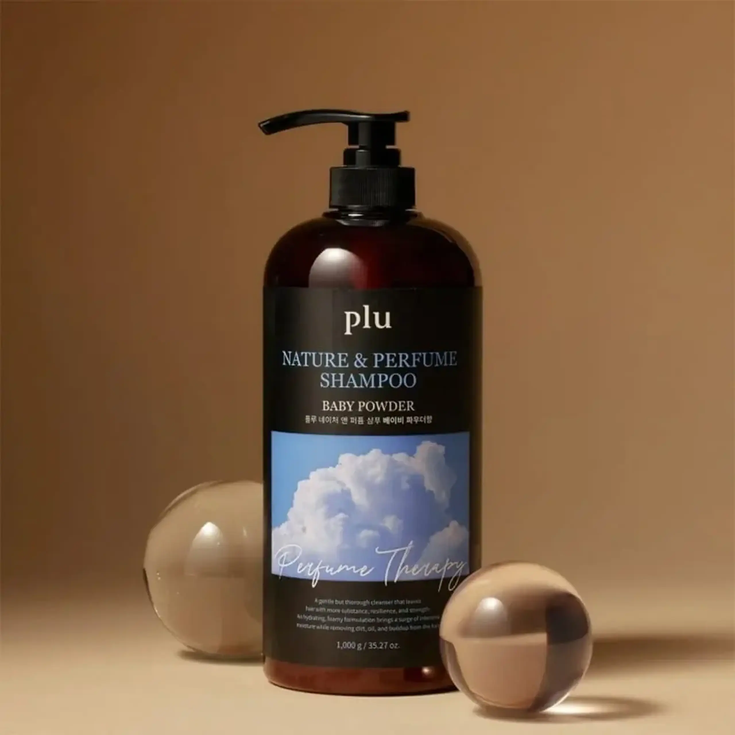 Gel de duș parfumat pentru corp PLU Nature &amp; Perfume Body Wash Baby Powder 1000 g
