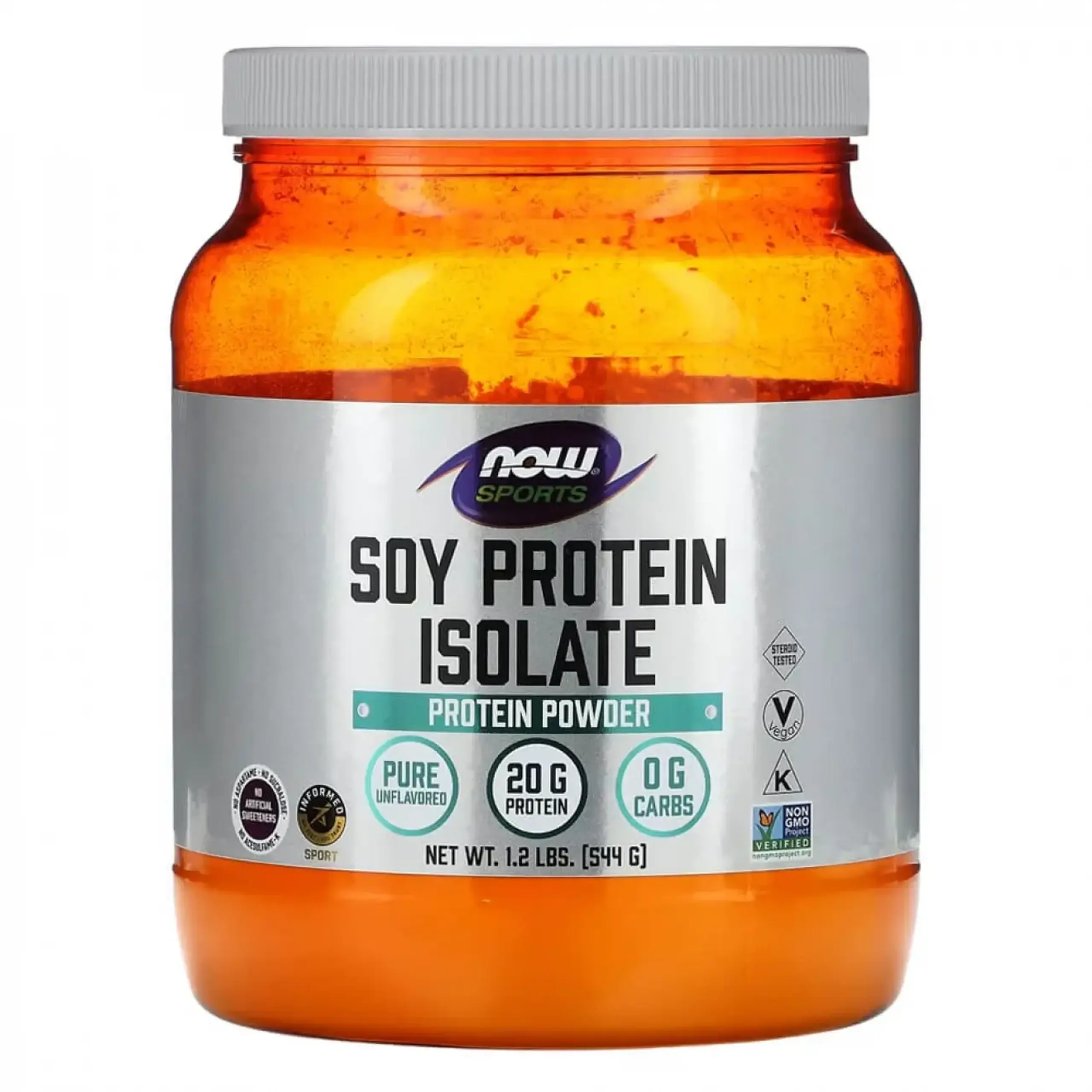 Now Foods, Soy Protein Isolate, 544 gr.