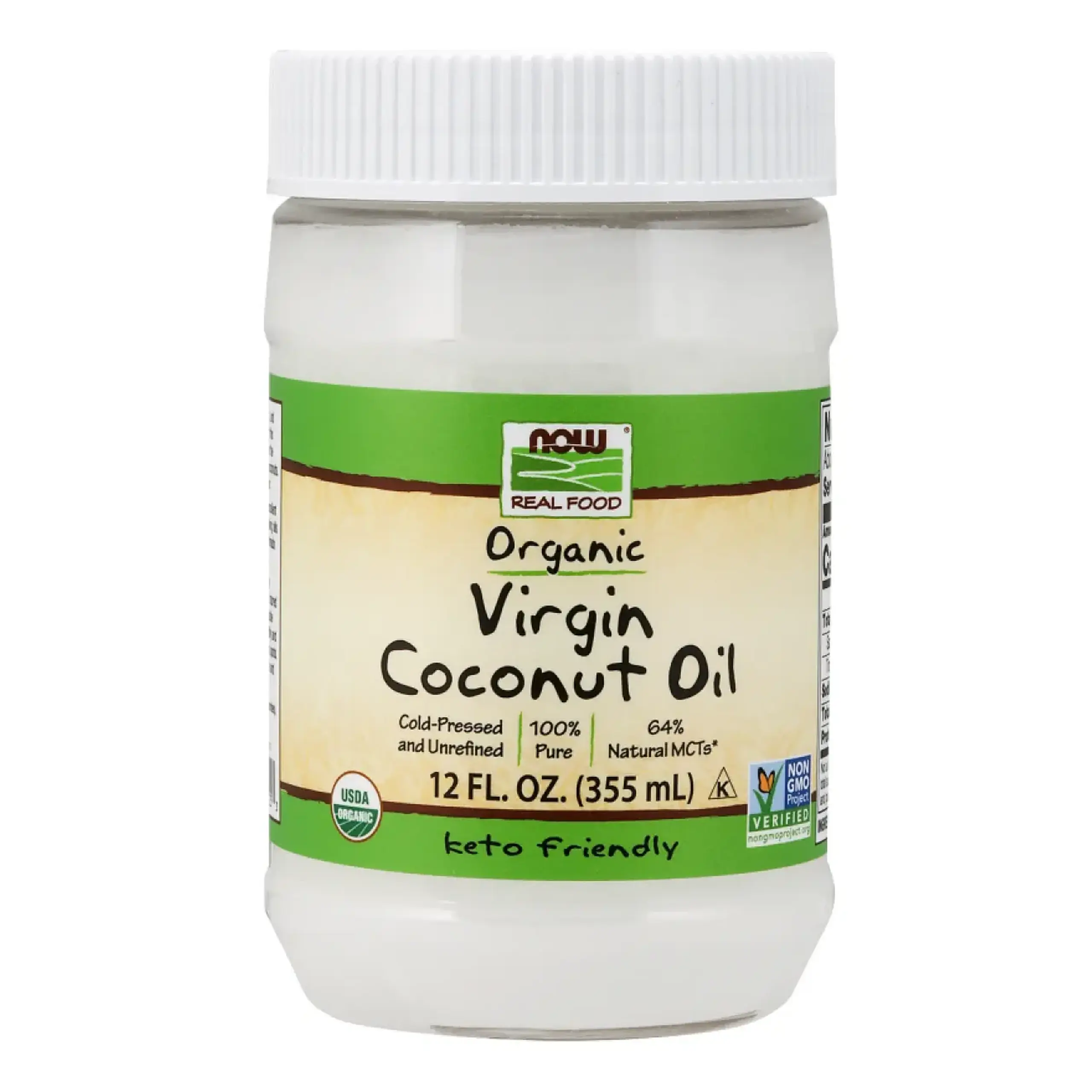 Ulei de cocos organic Now Foods,Organic Virgin Coconut Oil, 355 ml
