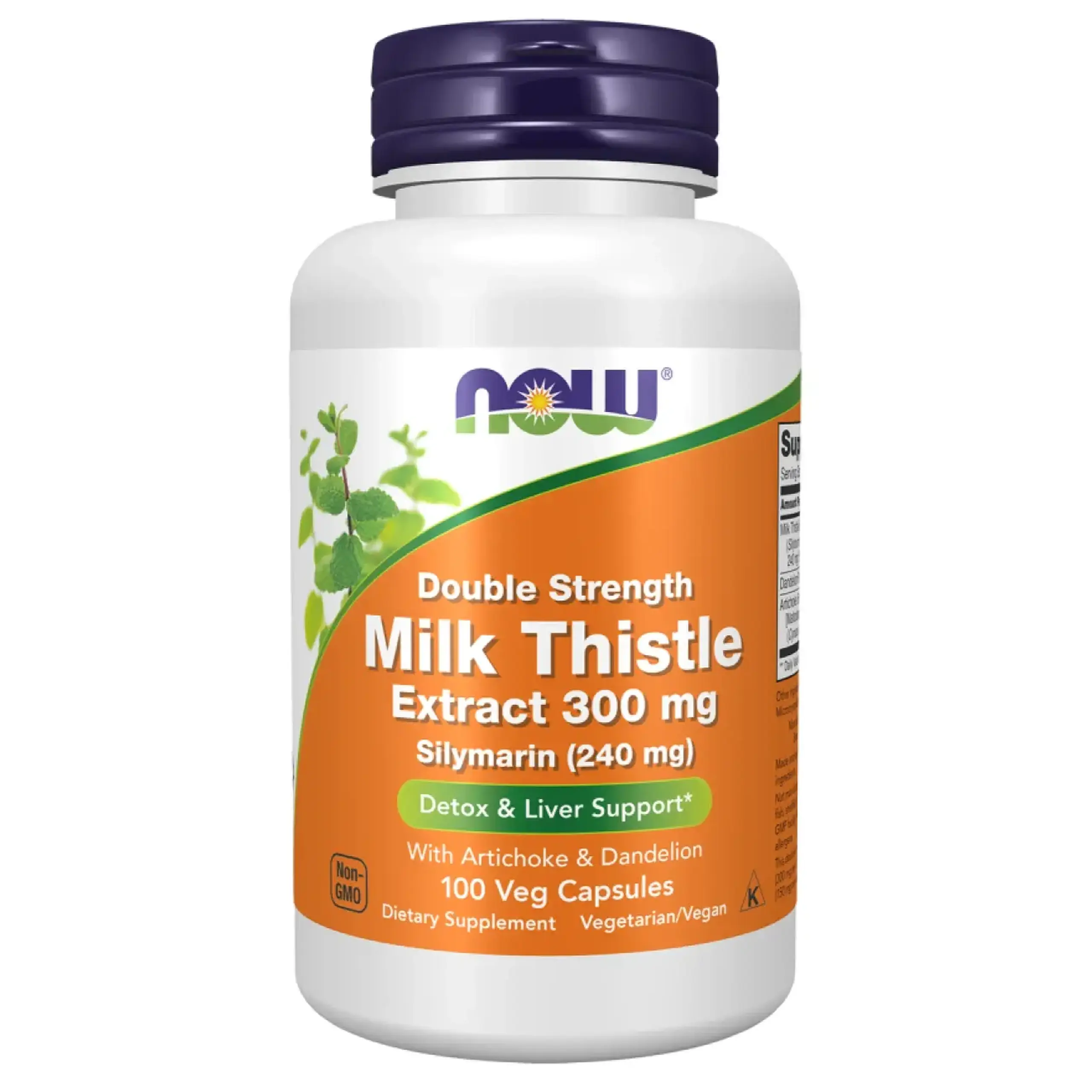 Now Foods, Silymarin, Milk Thistle Extract, 300 mg, 100 capsule vegetale