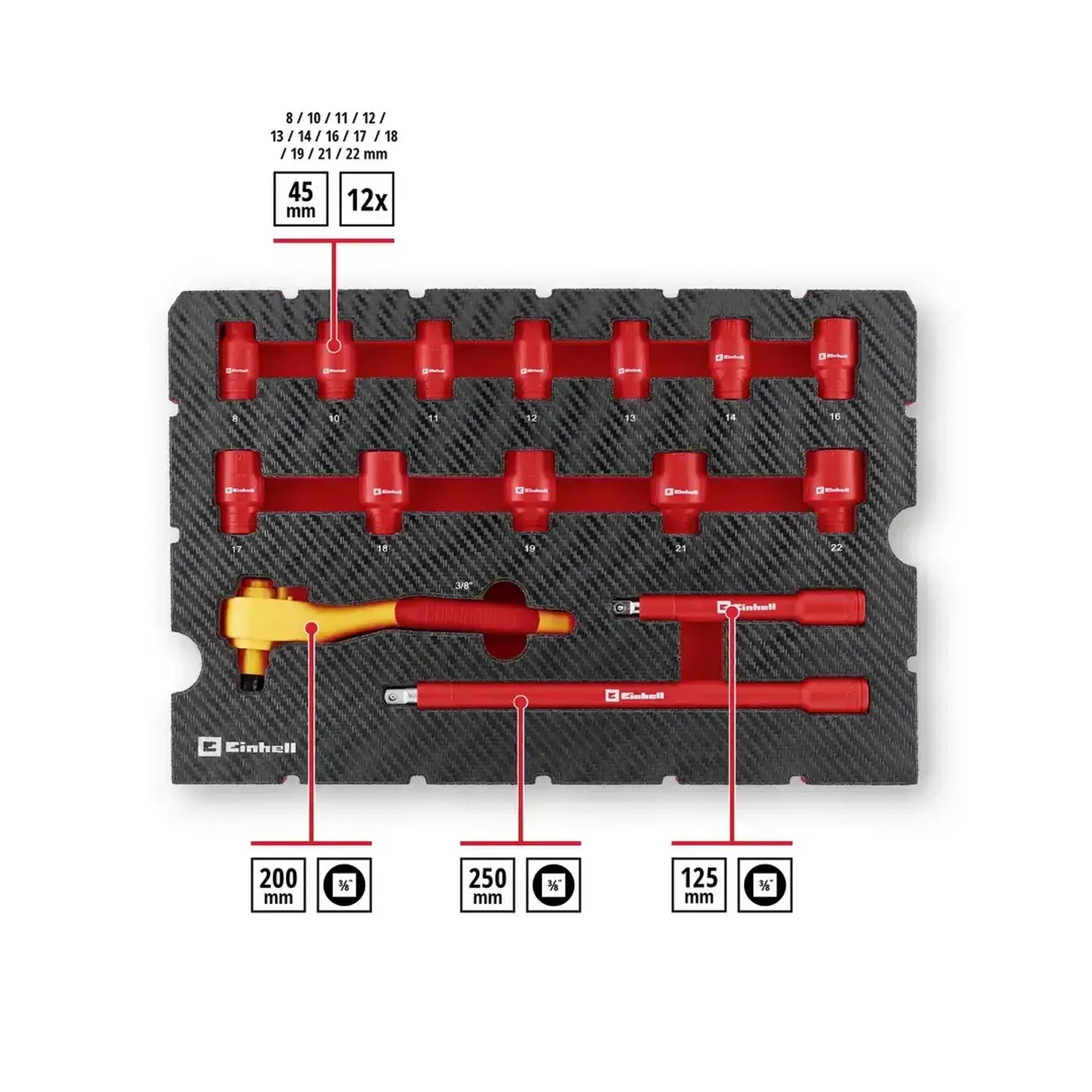 Set scule dielectrice PH, SL 24 buc. KWB